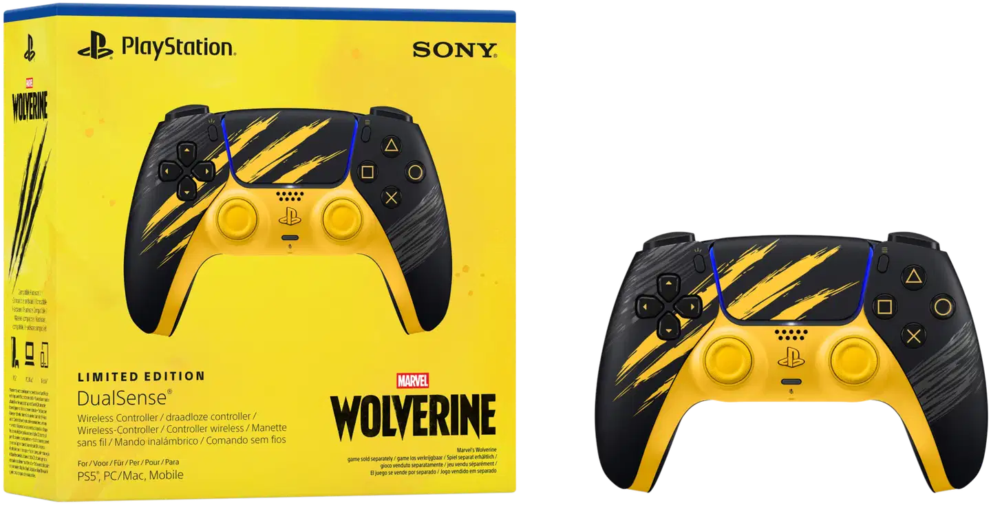 PlayStation 5 langaton peliohjain DualSense Wolverine Limited Edition - 5