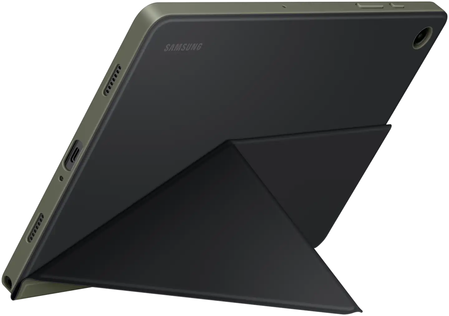 Samsung tab a9+ book cover musta - 4