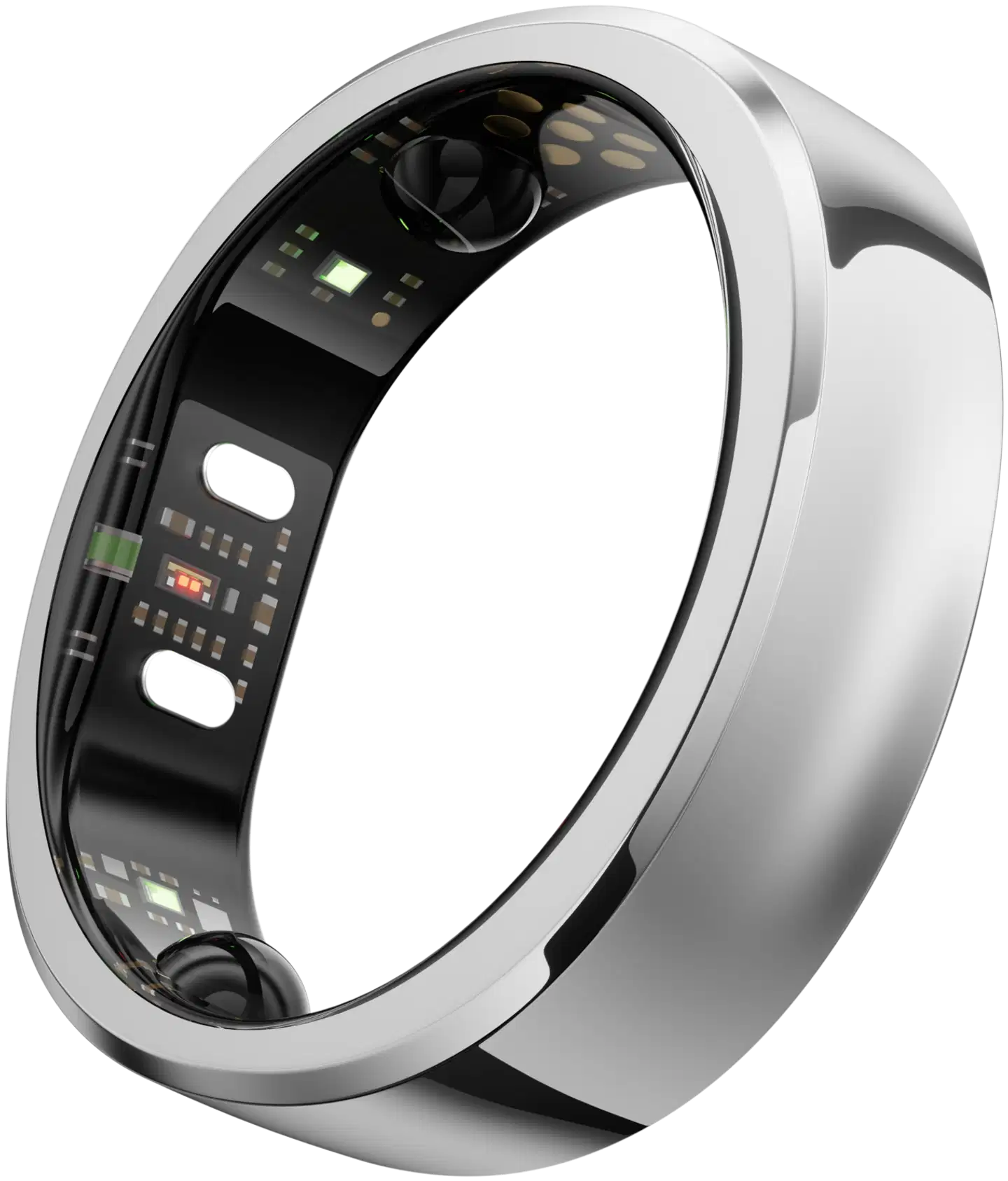 RingConn Älysormus Smart Ring Gen3 futuristinen hopea 12 - 1