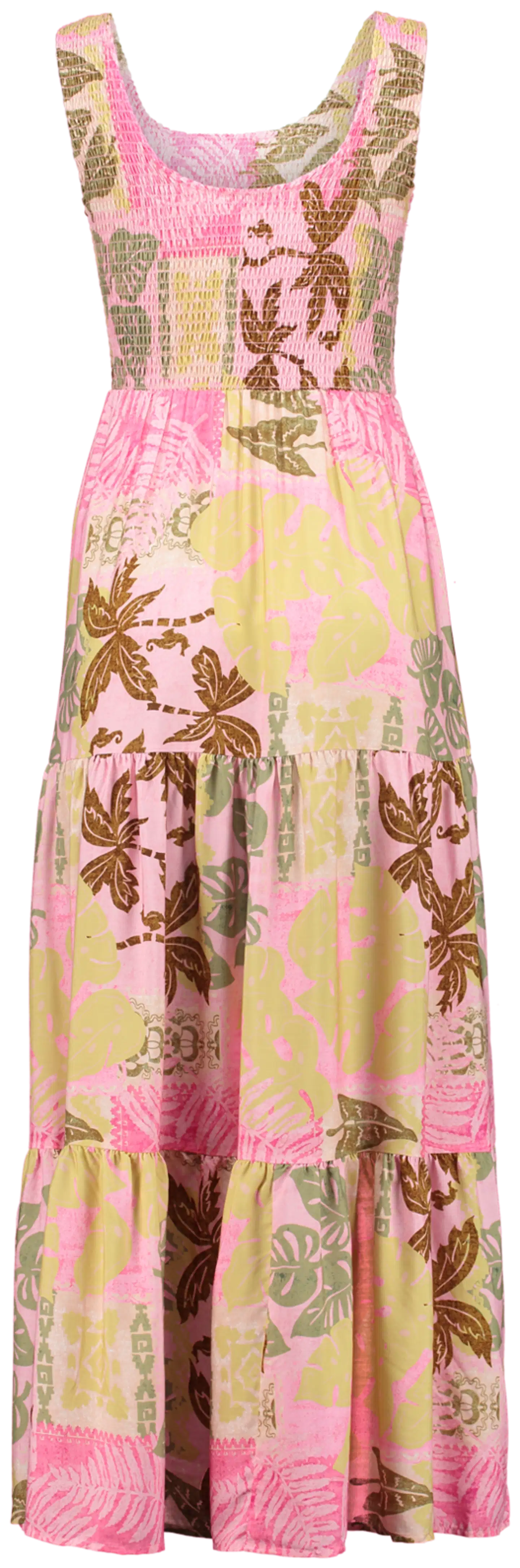 Hailys naisten mekko Gr44eta - 8293 pink berry palm leaf - 3