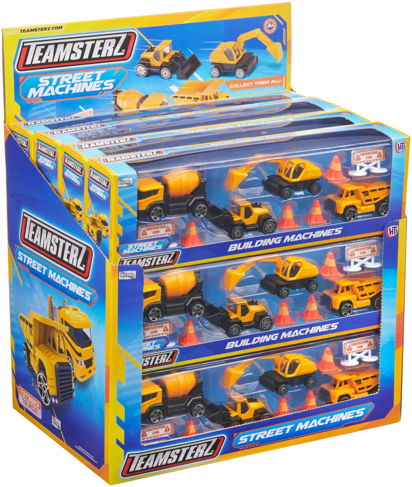 Teamsterz Street Machines Building Machines työmaa-ajoneuvosetti - 1