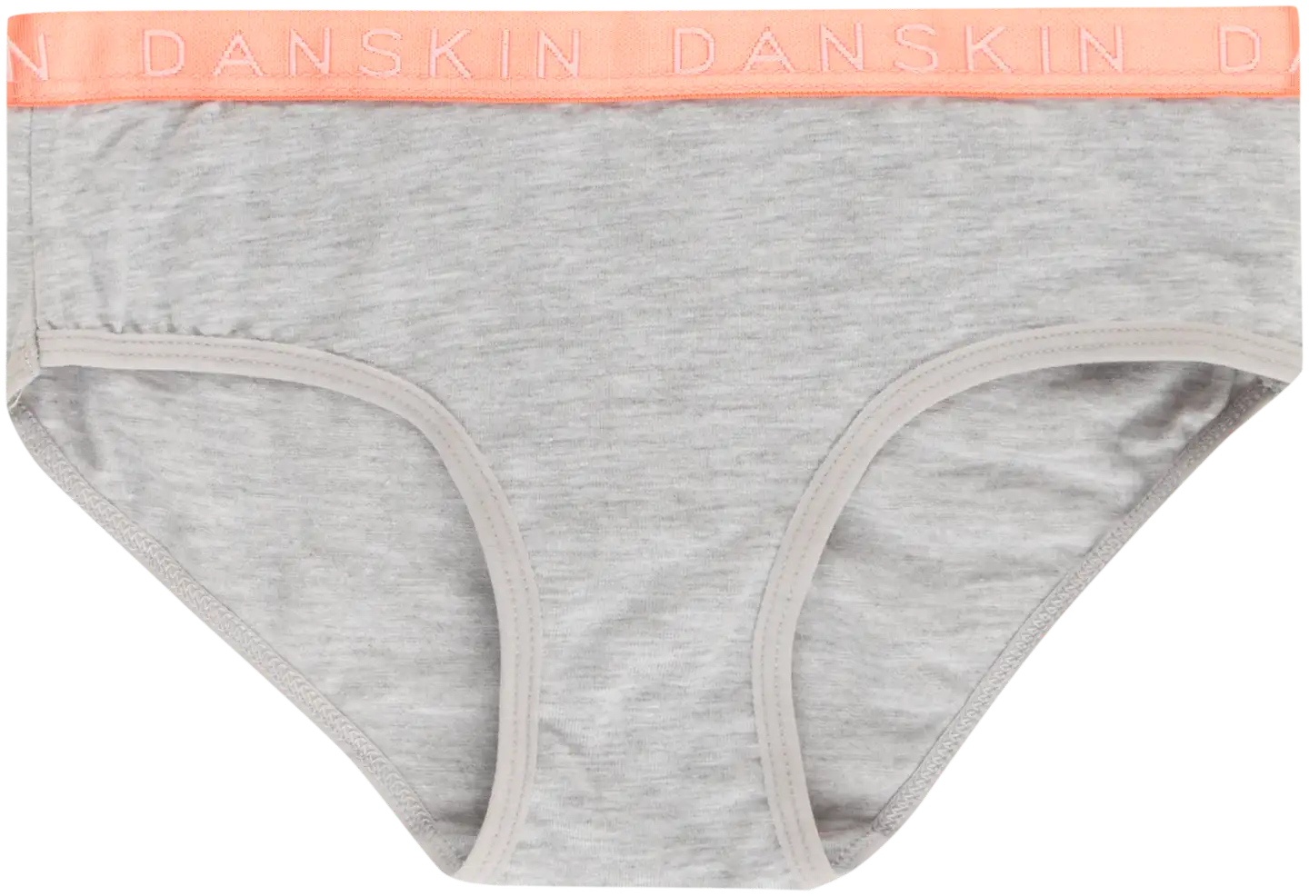 Danskin lasten alushousut 93772 3-pack - white/coral/l.grey - 2