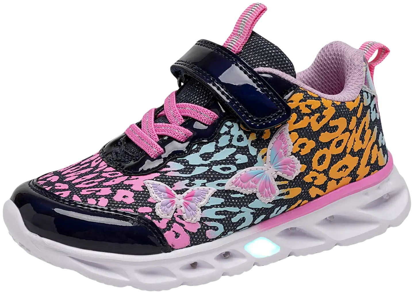 Zoey lasten vilkkulenkkarit Lindy 344630 - Black multicolored - 3