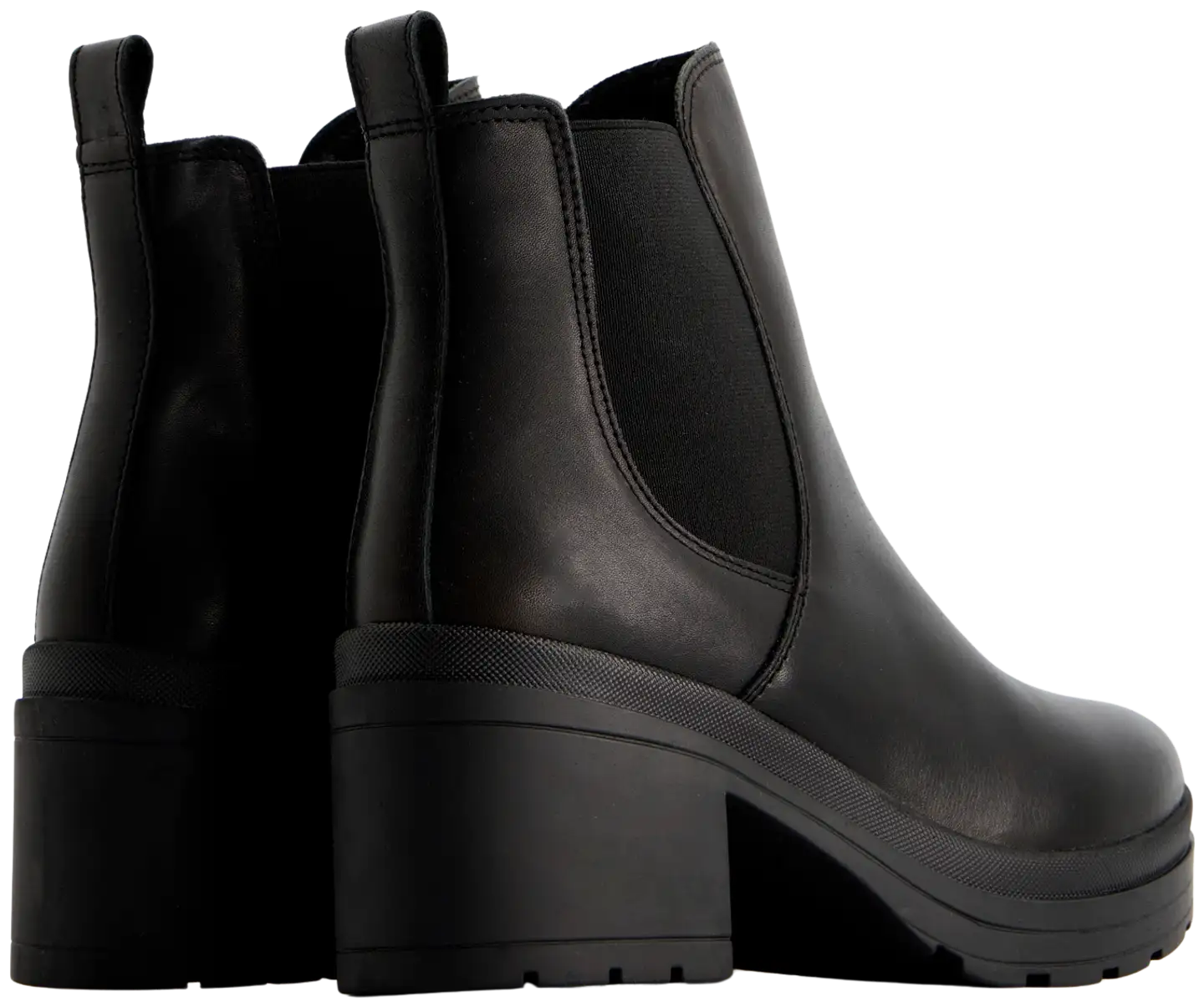 WKLY. naisten nahkanilkkurit Florence - BLACK - 3