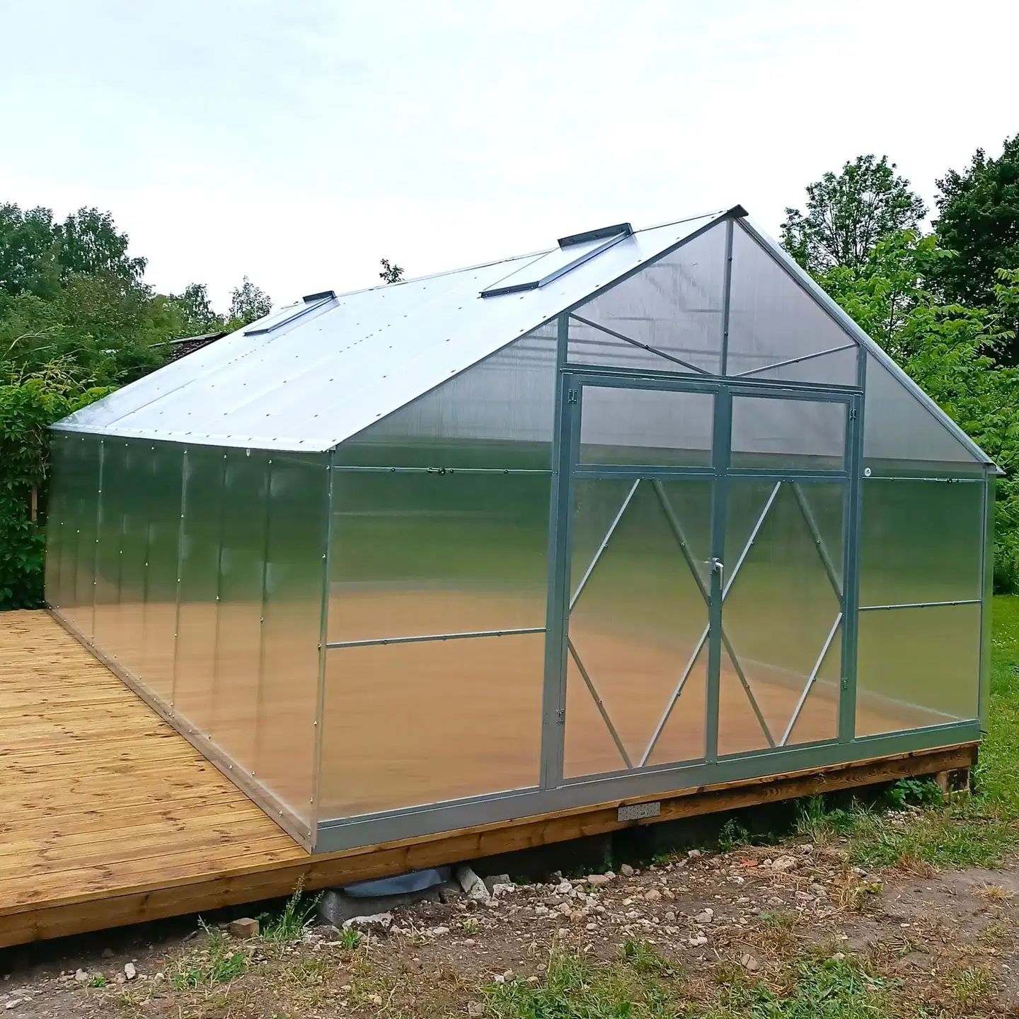 Ecoslider kasvihuone DD 4.0 X 6.24 - 8