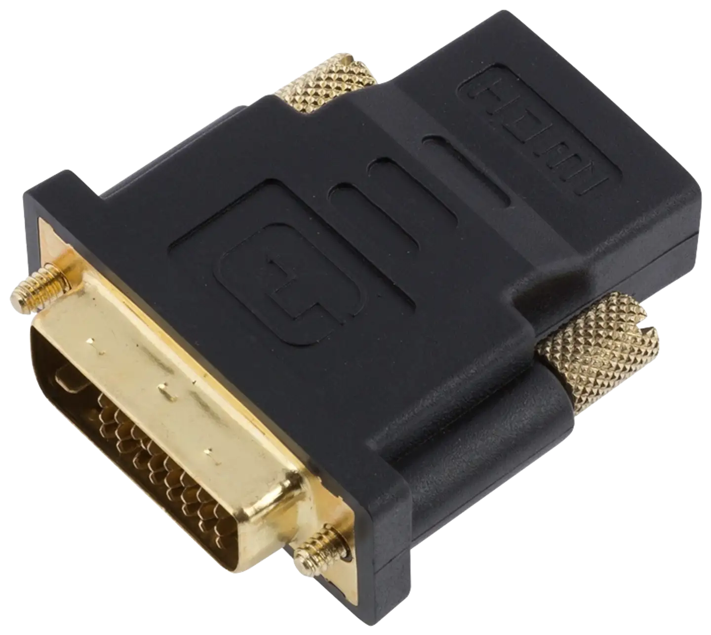 Wave Adapteri, DVI uros - HDMI naaras, Musta - 1