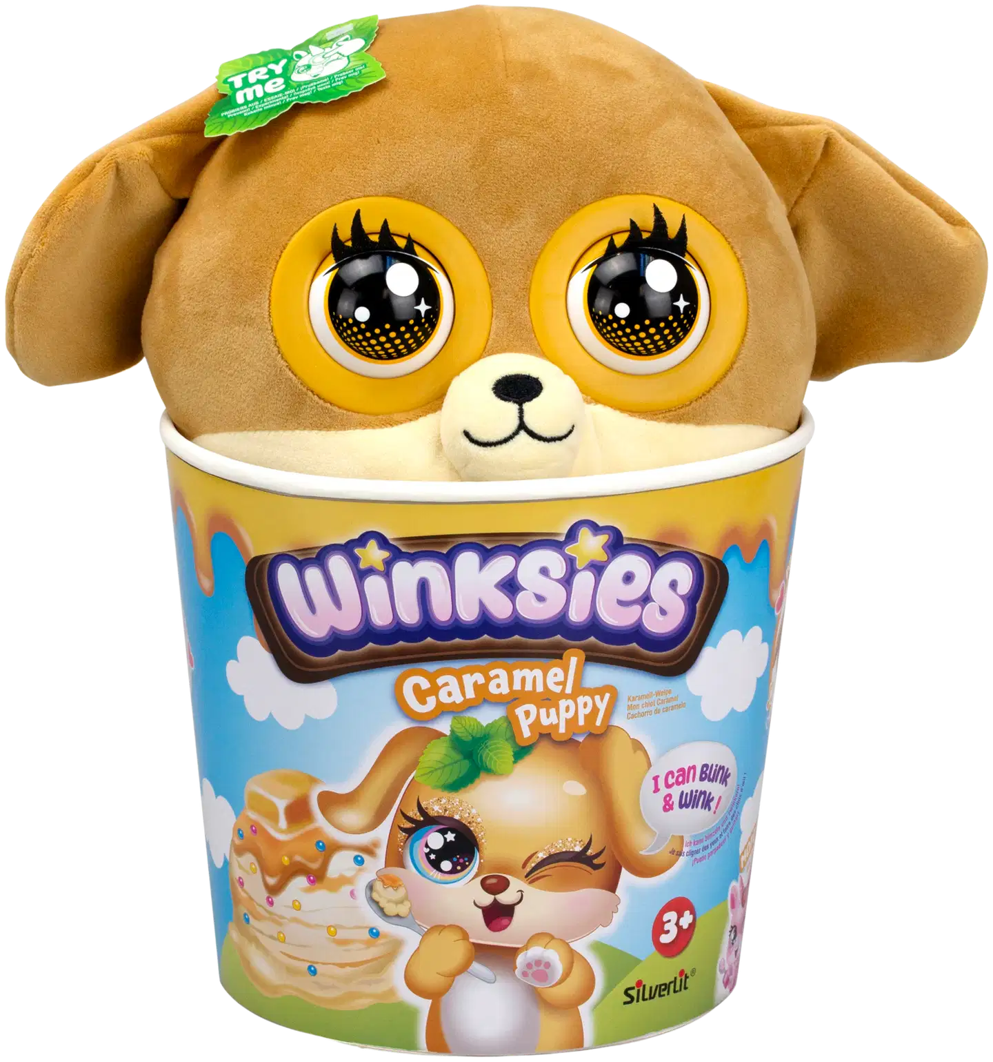 Silverlit pehmolelu räpyttelevillä silmillä Winksies, erilaisia - 9