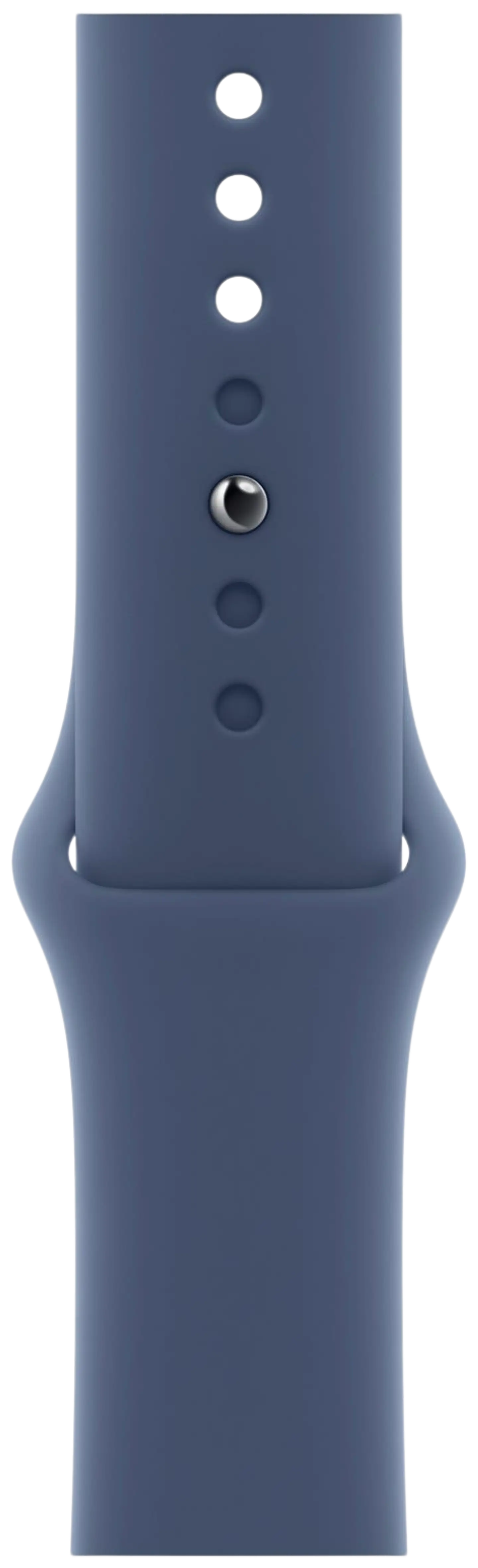 Apple Watch Series 10 GPS 46mm hopeinen alumiinikotelo, Denim Sport ranneke - M/L - MWWM3QN/A - 3