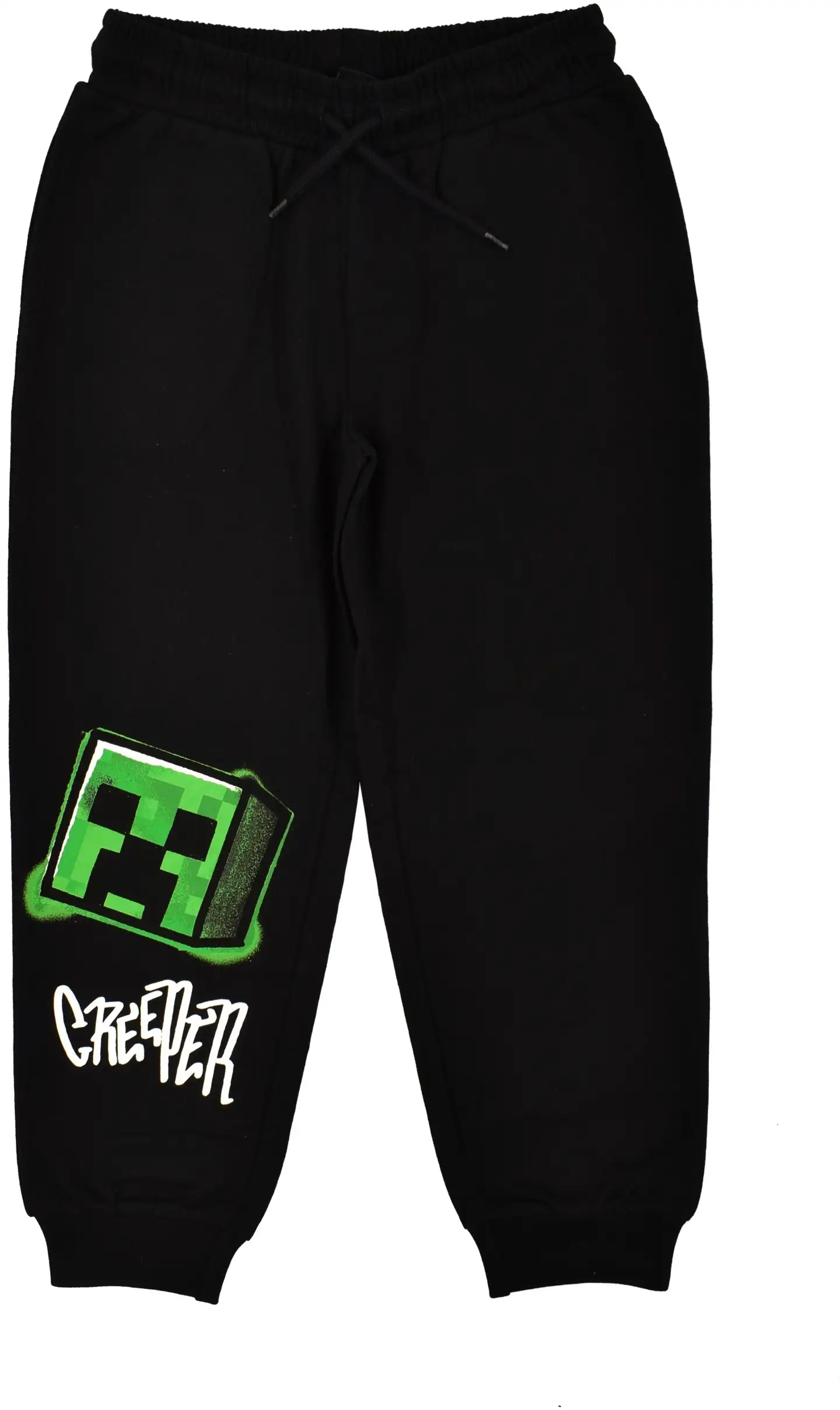 Minecraft lasten collegehousut - MUSTA