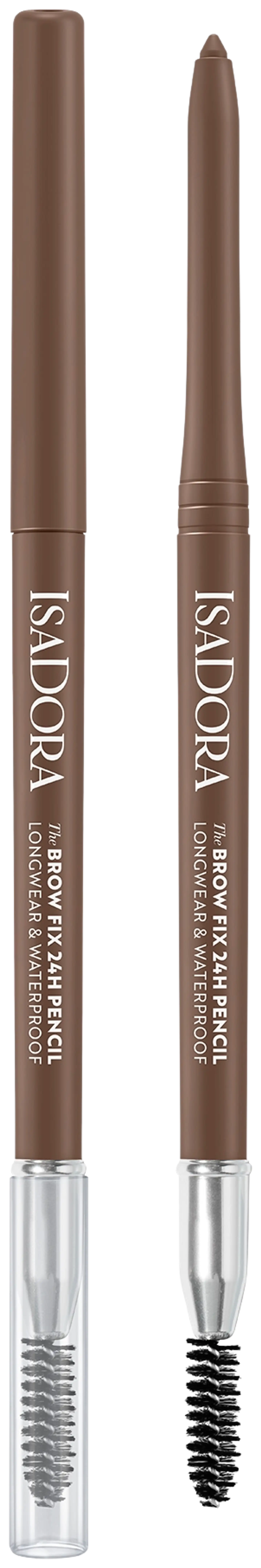 IsaDora brow fix 24h kulmakynä 0,32 g - light brown - 1