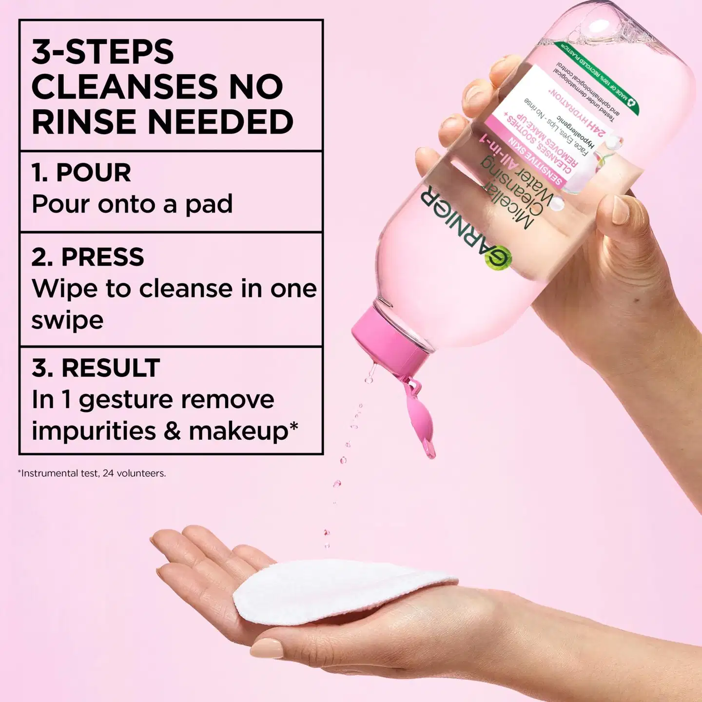 Garnier Micellar puhdistusvesi normaalille ja herkälle iholle 400ml - 8