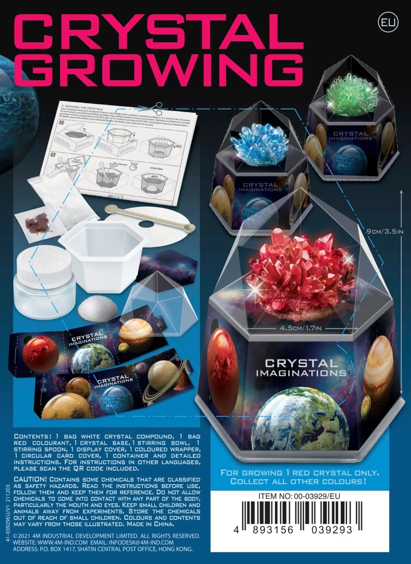 4M Mielikuvitukselliset kristallit, lajitelma - 2