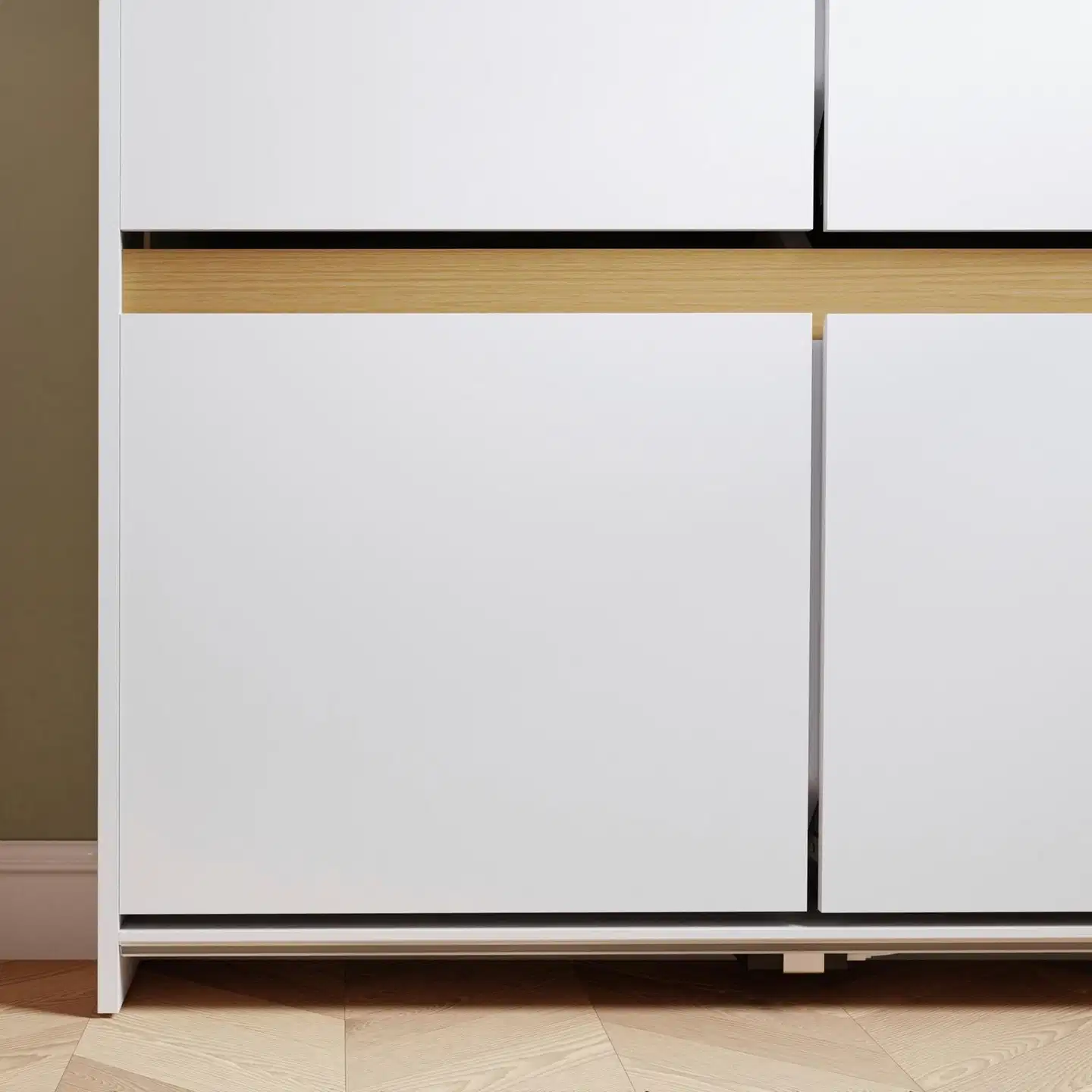 SoBuy kenkäkaappi valkoinen FSR225-E-W - 6