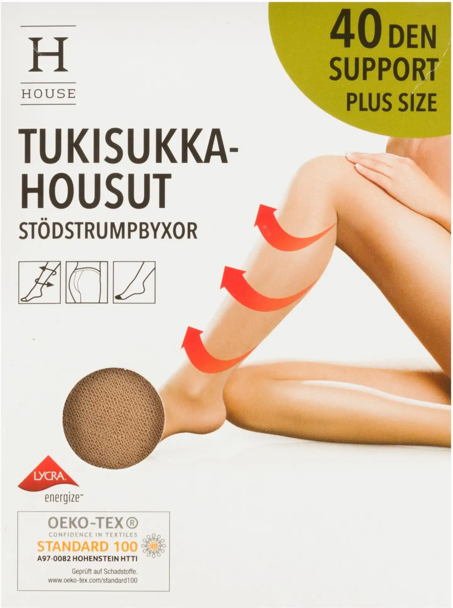 House naisten tukisukkahousut 40den support plus AT2471 - Powder