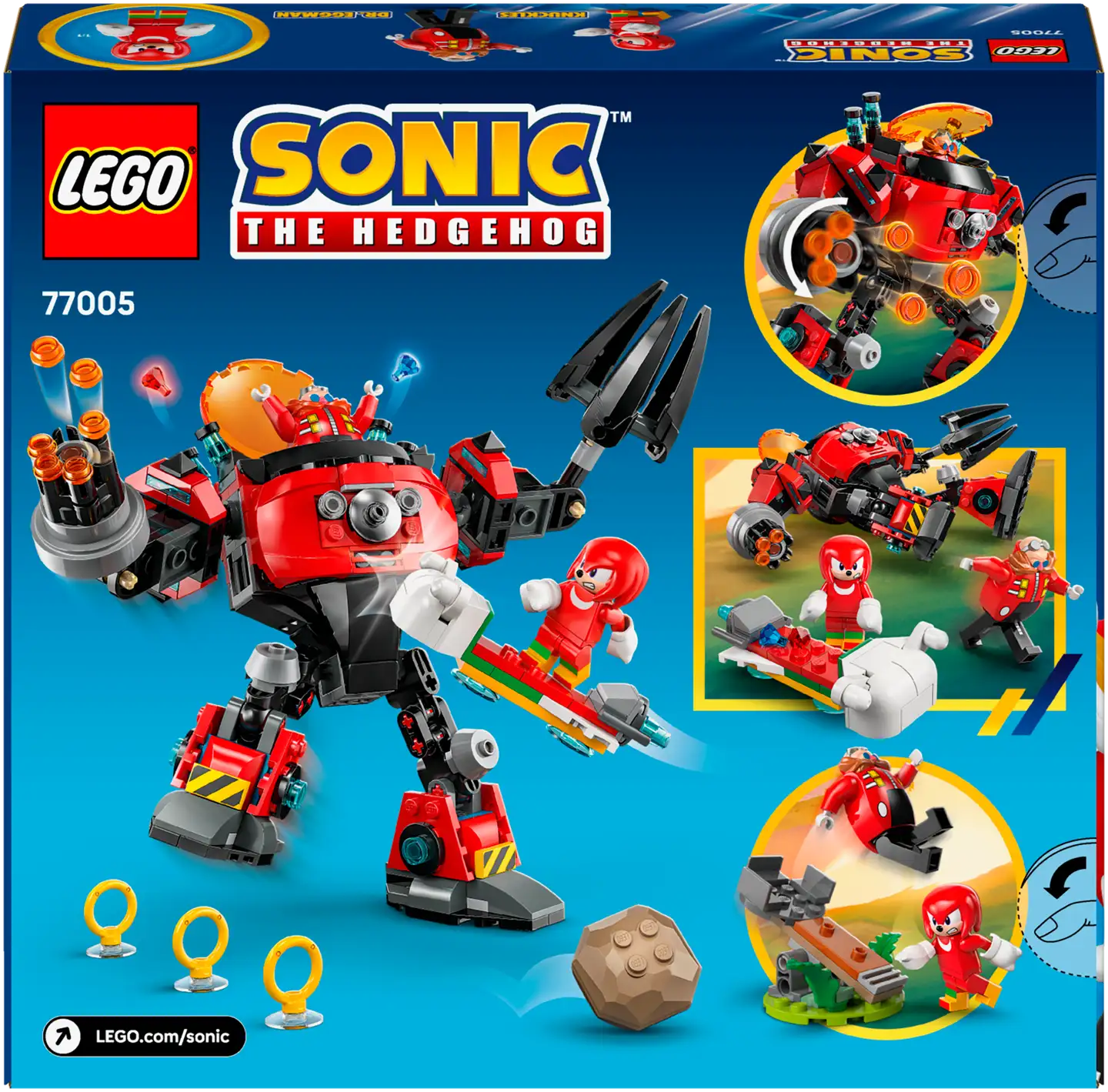 LEGO Sonic 77005 Knuckles vastaan Dr. Eggman ja Egg Crusher robotti - 3