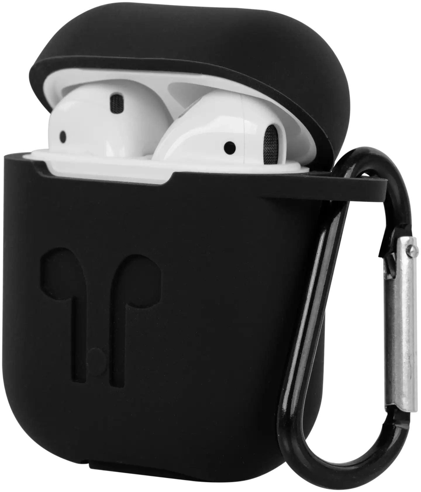 Wave silikonisuoja Apple AirPods (1. ja 2. sukupolvi) musta - 3