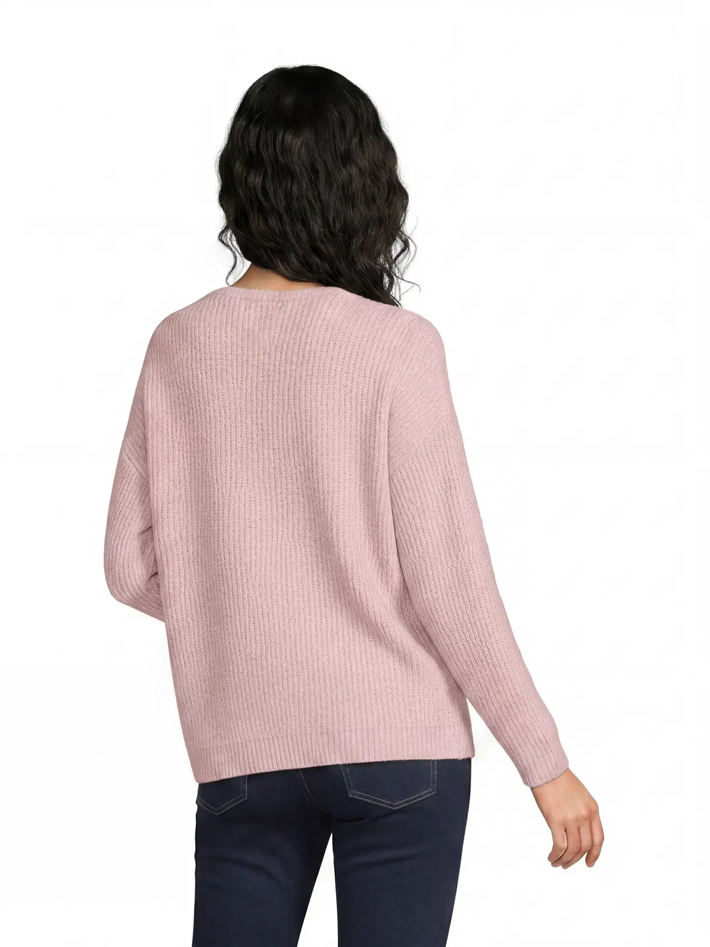 House naisten neulepusero soft 213H264012 - pink - 3