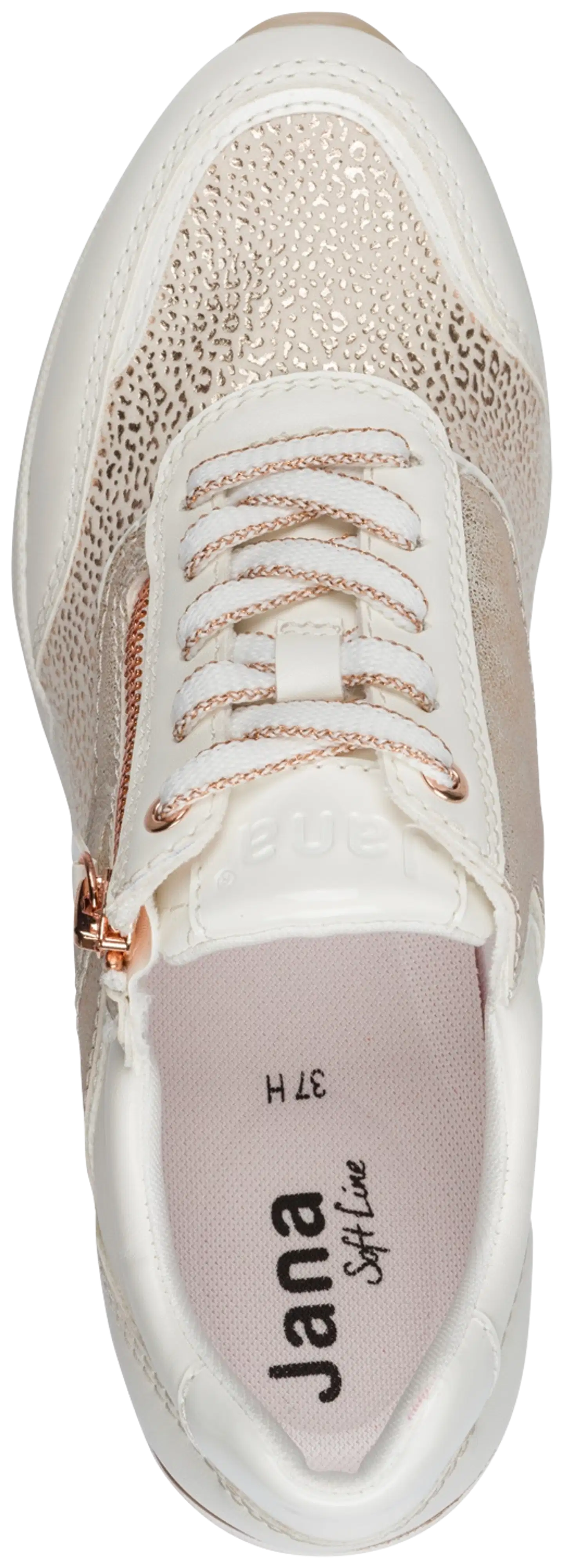 Jana shoes kävelykenkä 23768 - White/Rosegold - 4