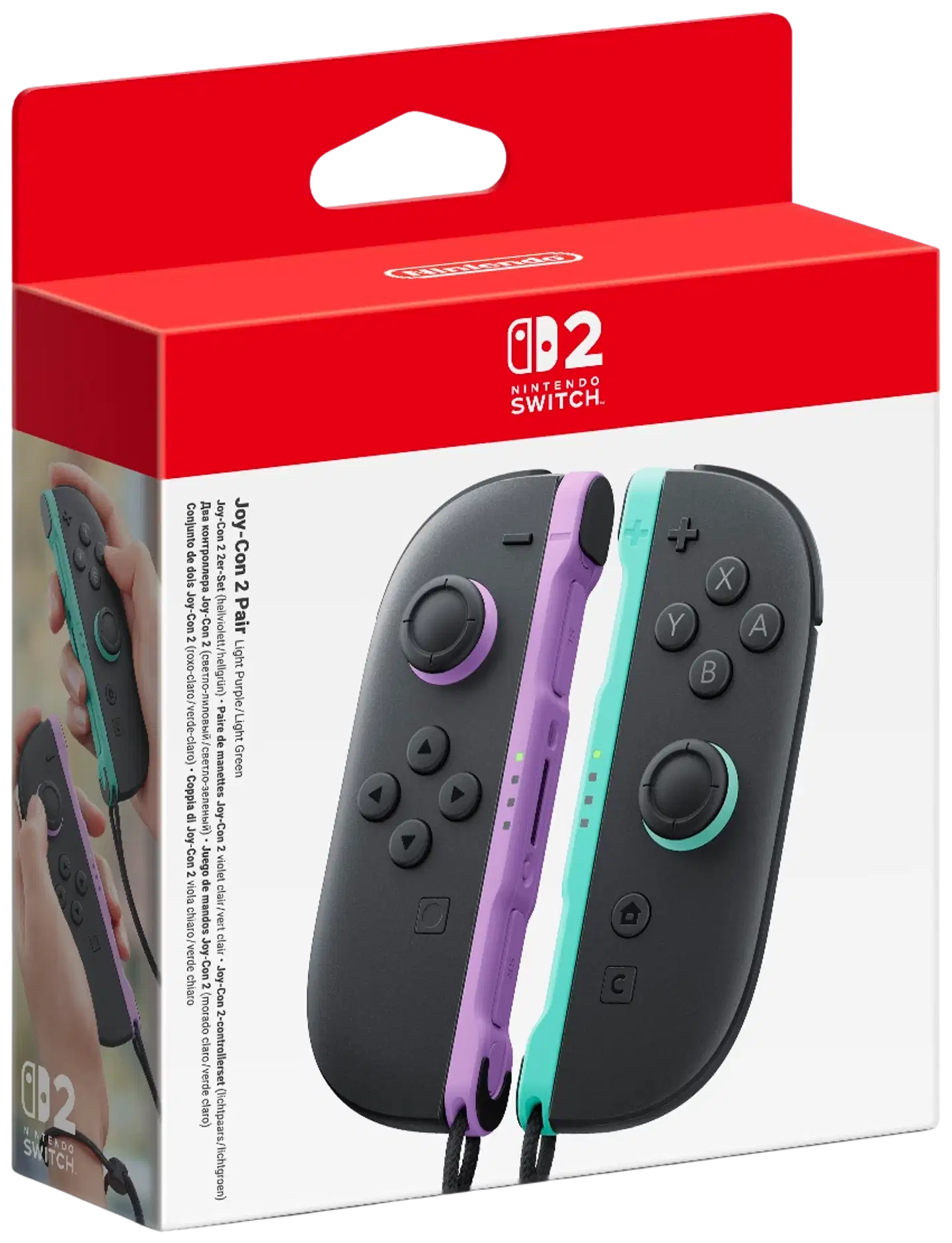 Nintendo Switch 2 Joy-Con 2 peliohjaimet purppura/vihreä - 1