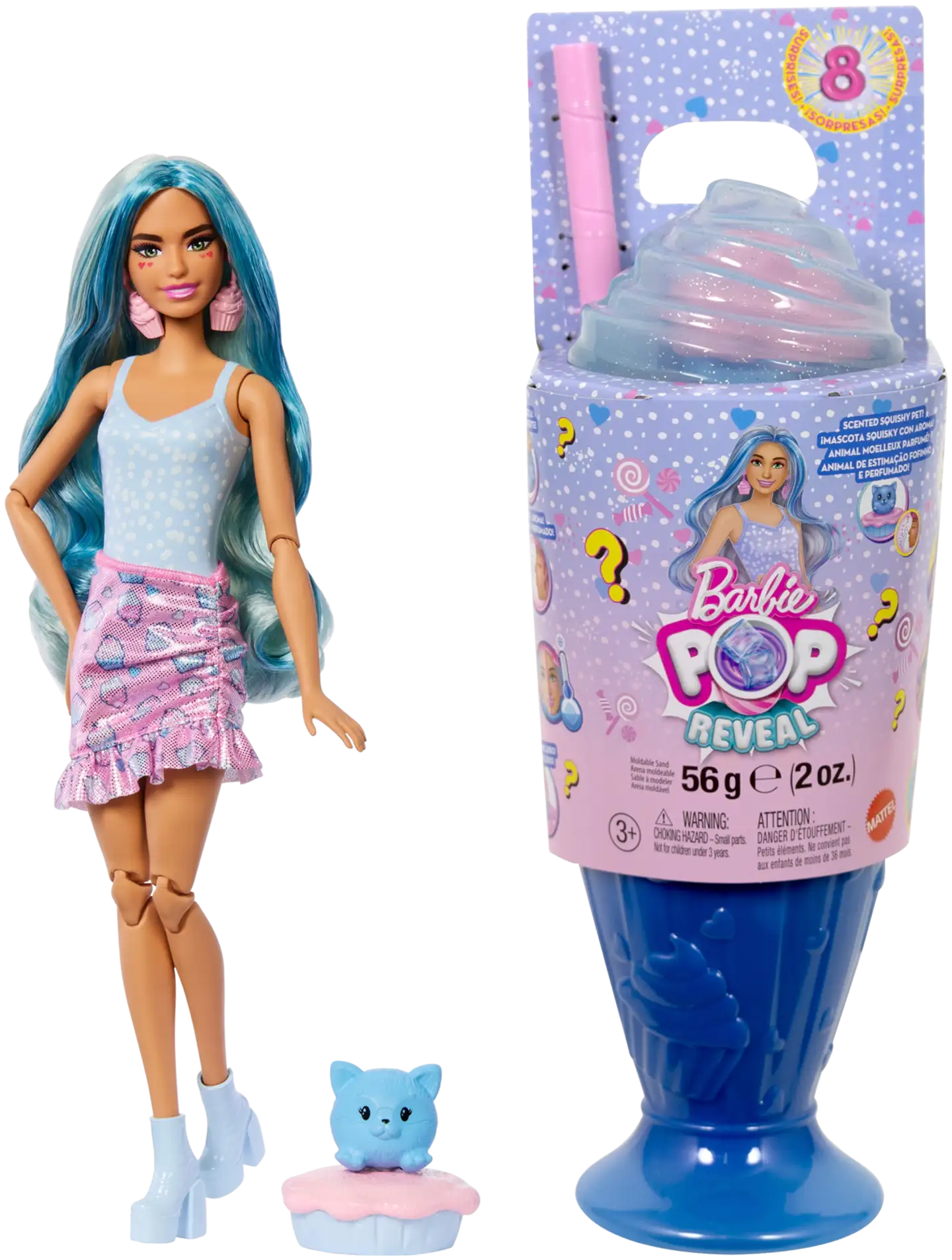 Barbie Pop Reveal Treats Series Sininen - 1