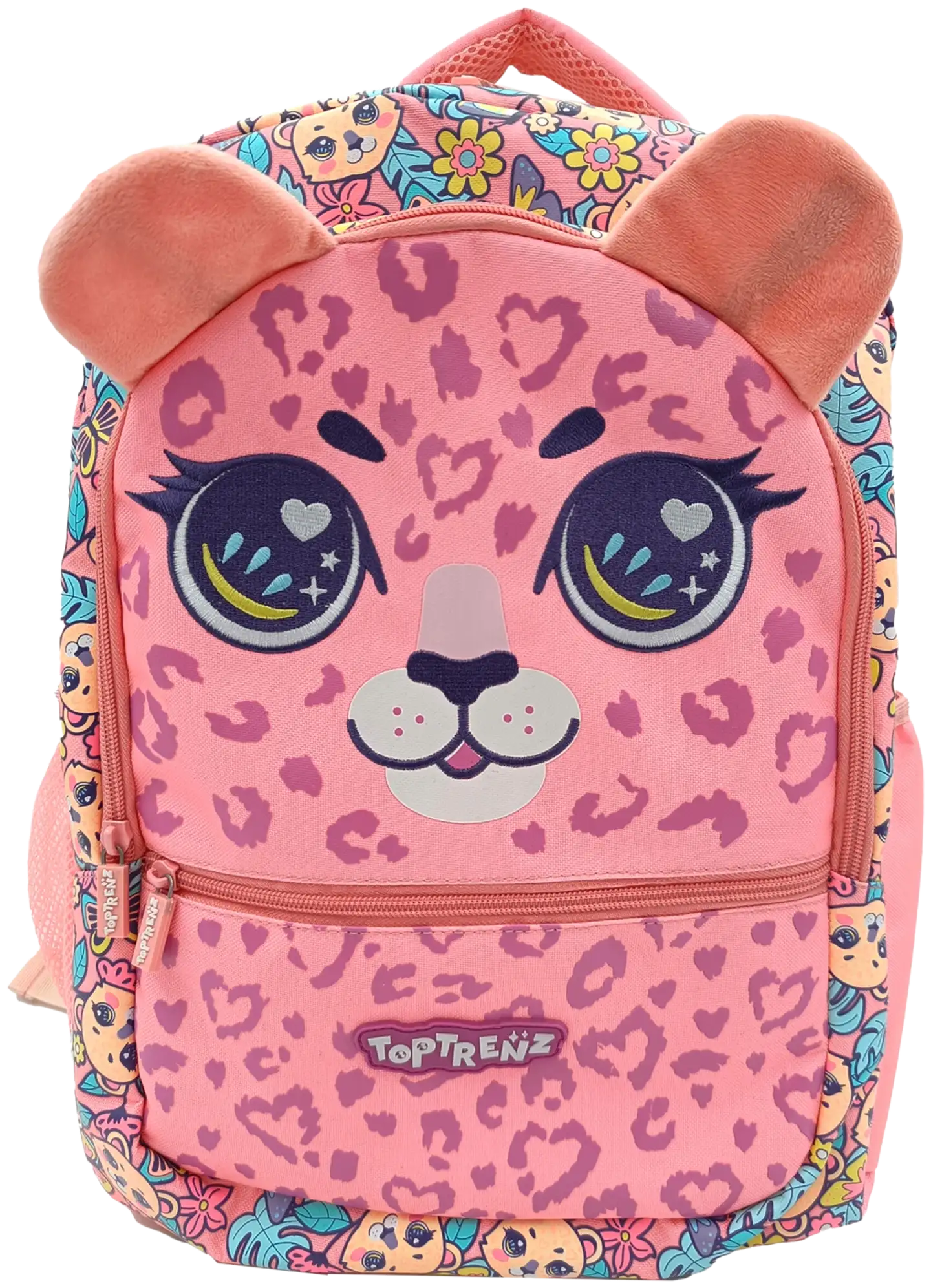 TopTrenz Reppu Peach Leopard korvilla - 1