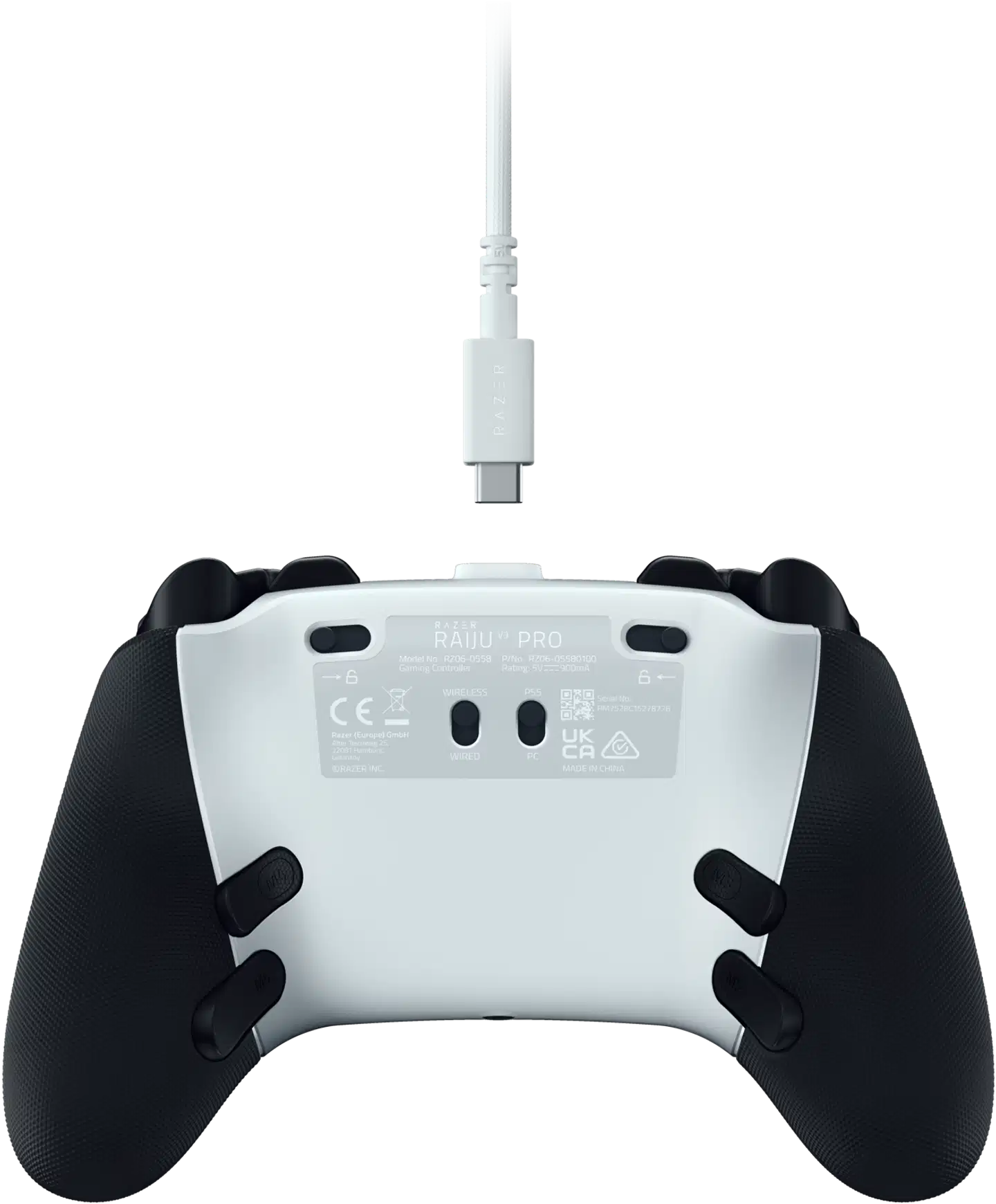 Razer Raiju V3 Pro PS5 langaton ohjain valkoinen - 6