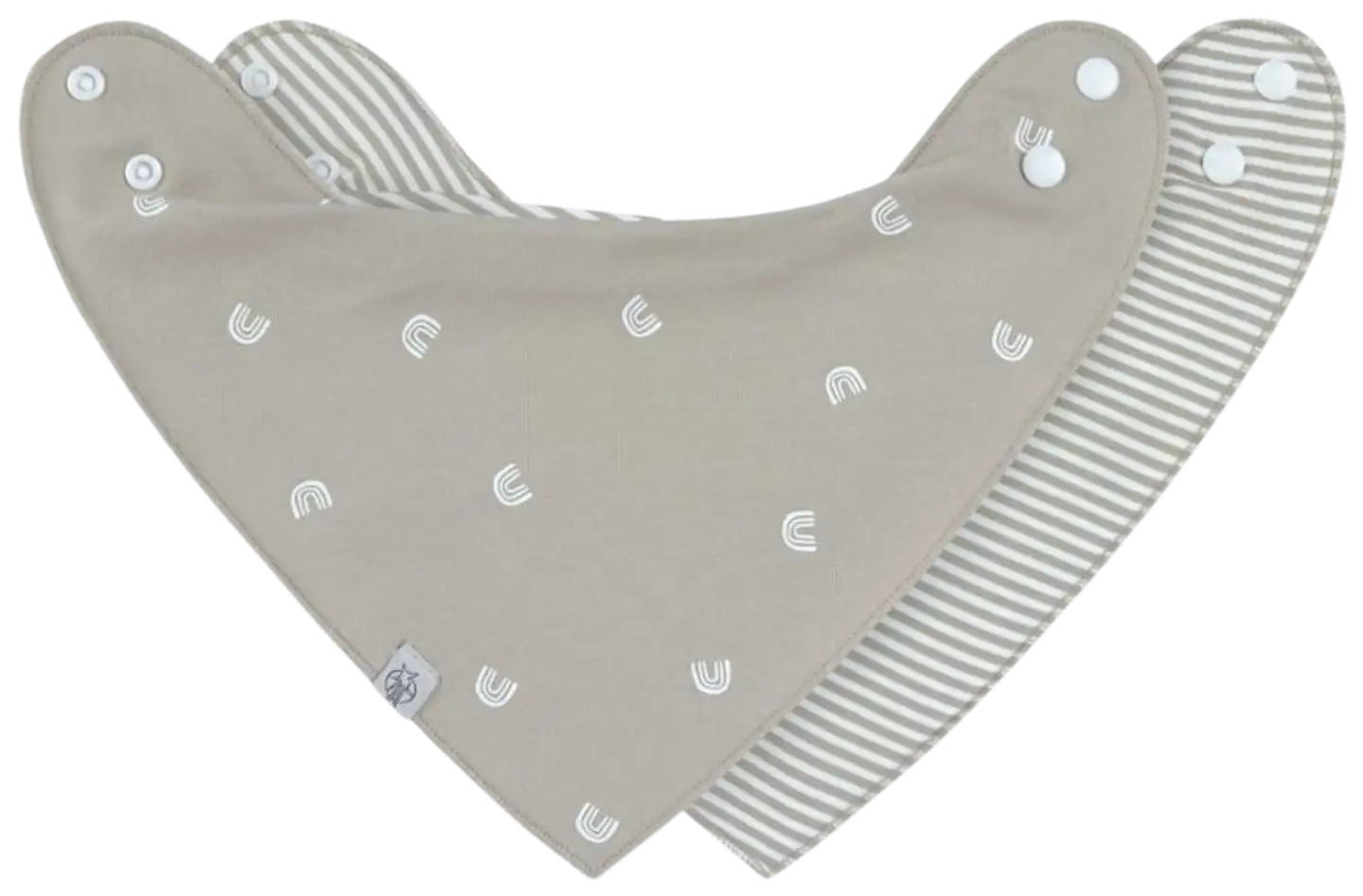 Lässig kuolalappu 2-pack Rainbow - 1