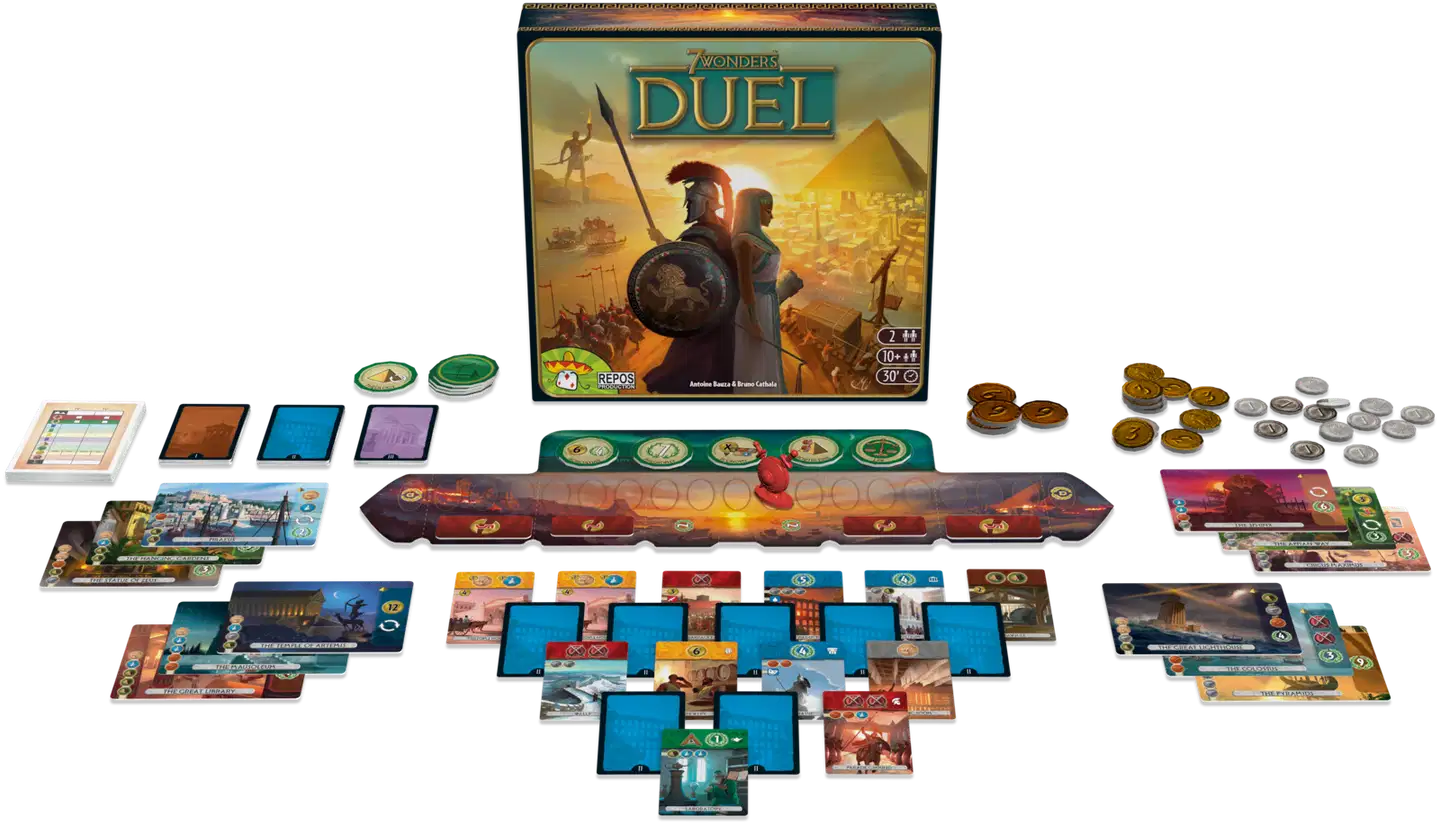 7 Wonders Duel Nordic -lautapeli - 2