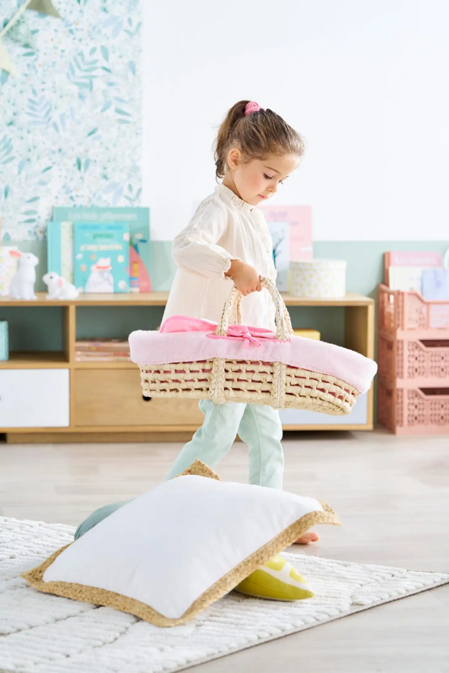 Corolle Mon Grand Poupon Nuken kantokori ja tarvikkeita - 6