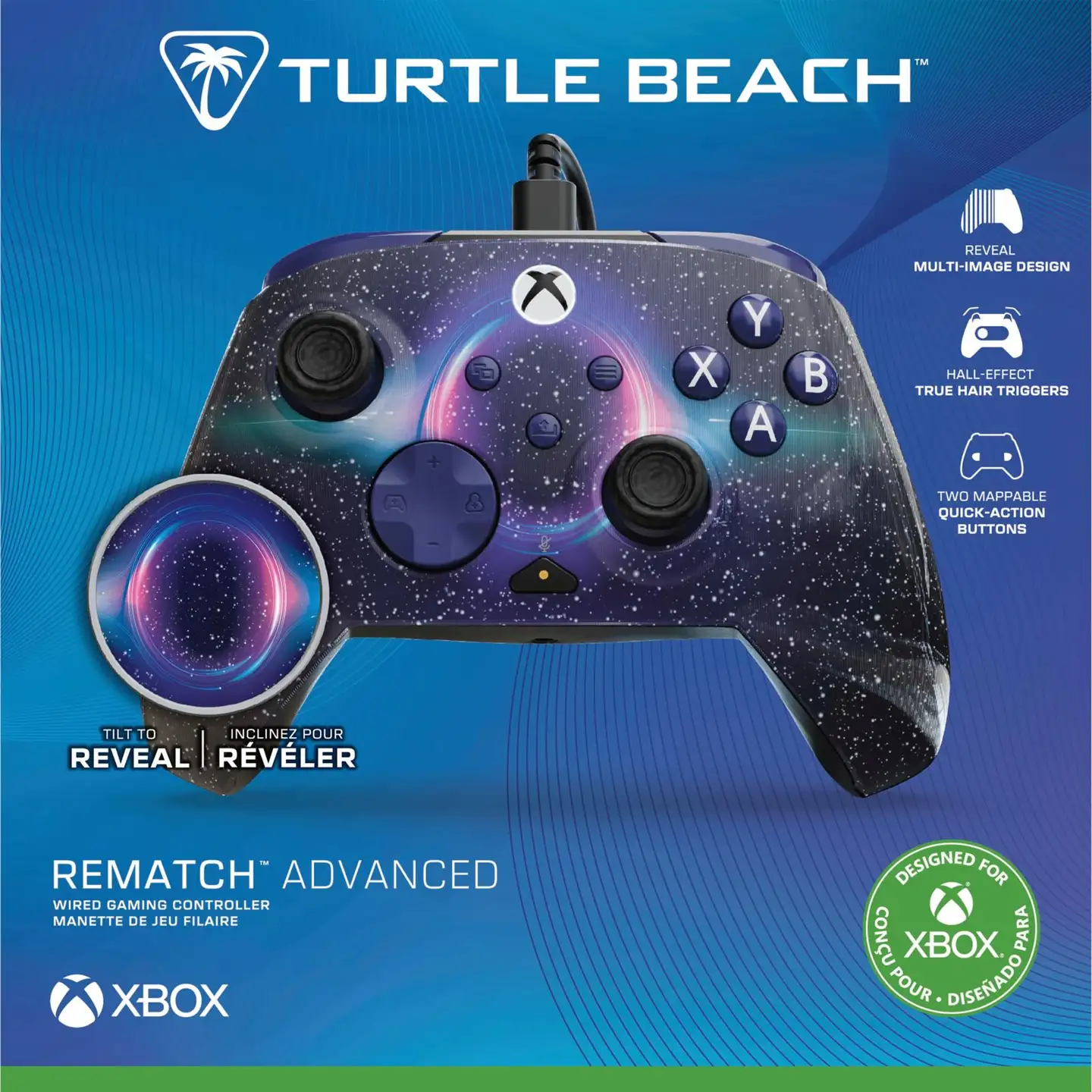 Turtle Beach Xbox/PC Rematch Advanced peliohjain - Dark Cosmos - 6