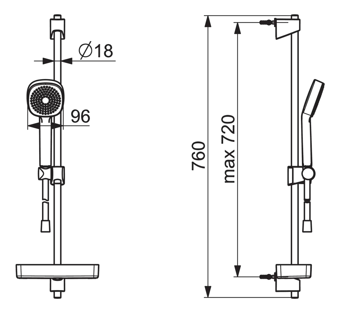 Oras Apollo Style 552 suihkusetti - 2