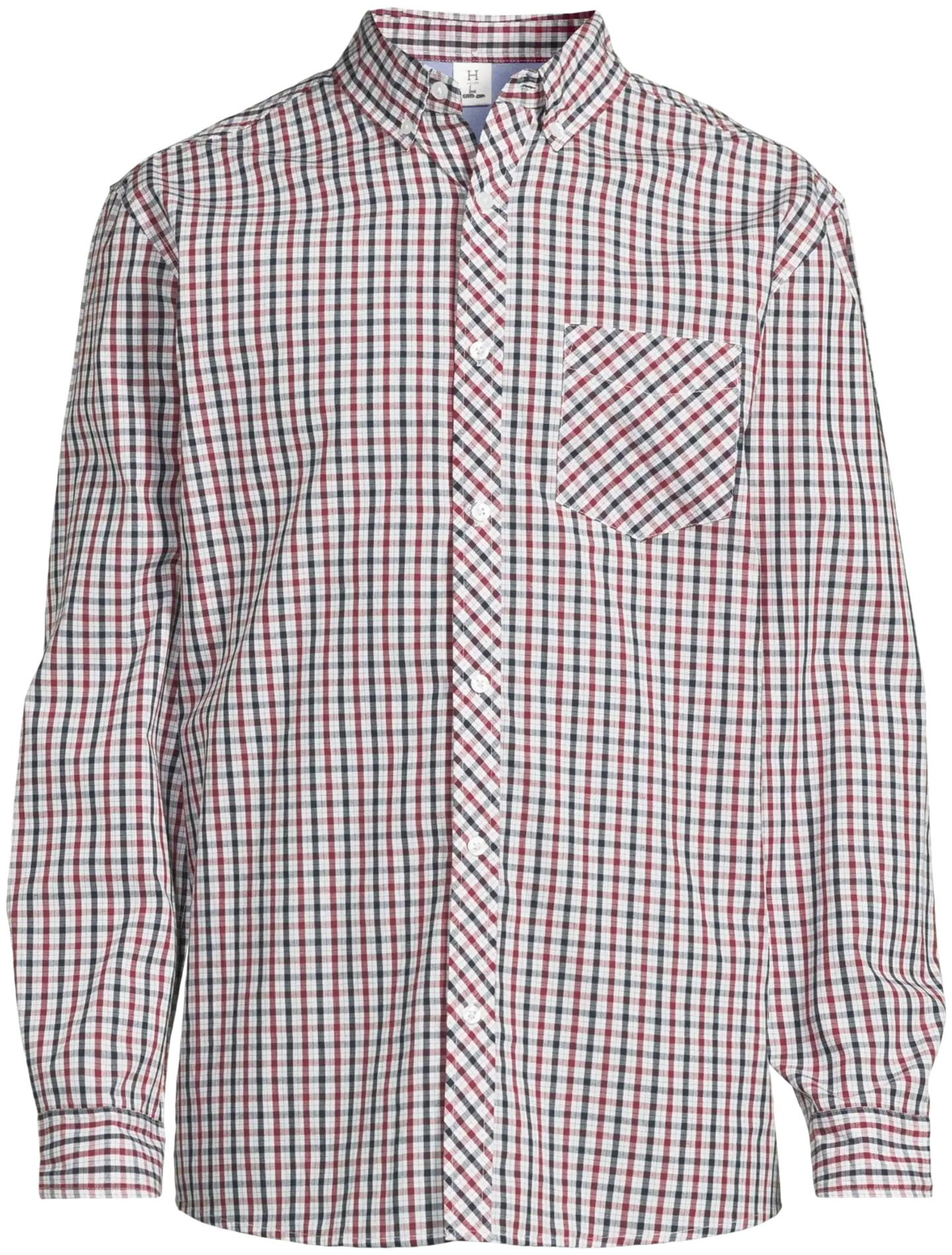 House miesten ruutupaita 194H382607 - Navy/Wine - 2
