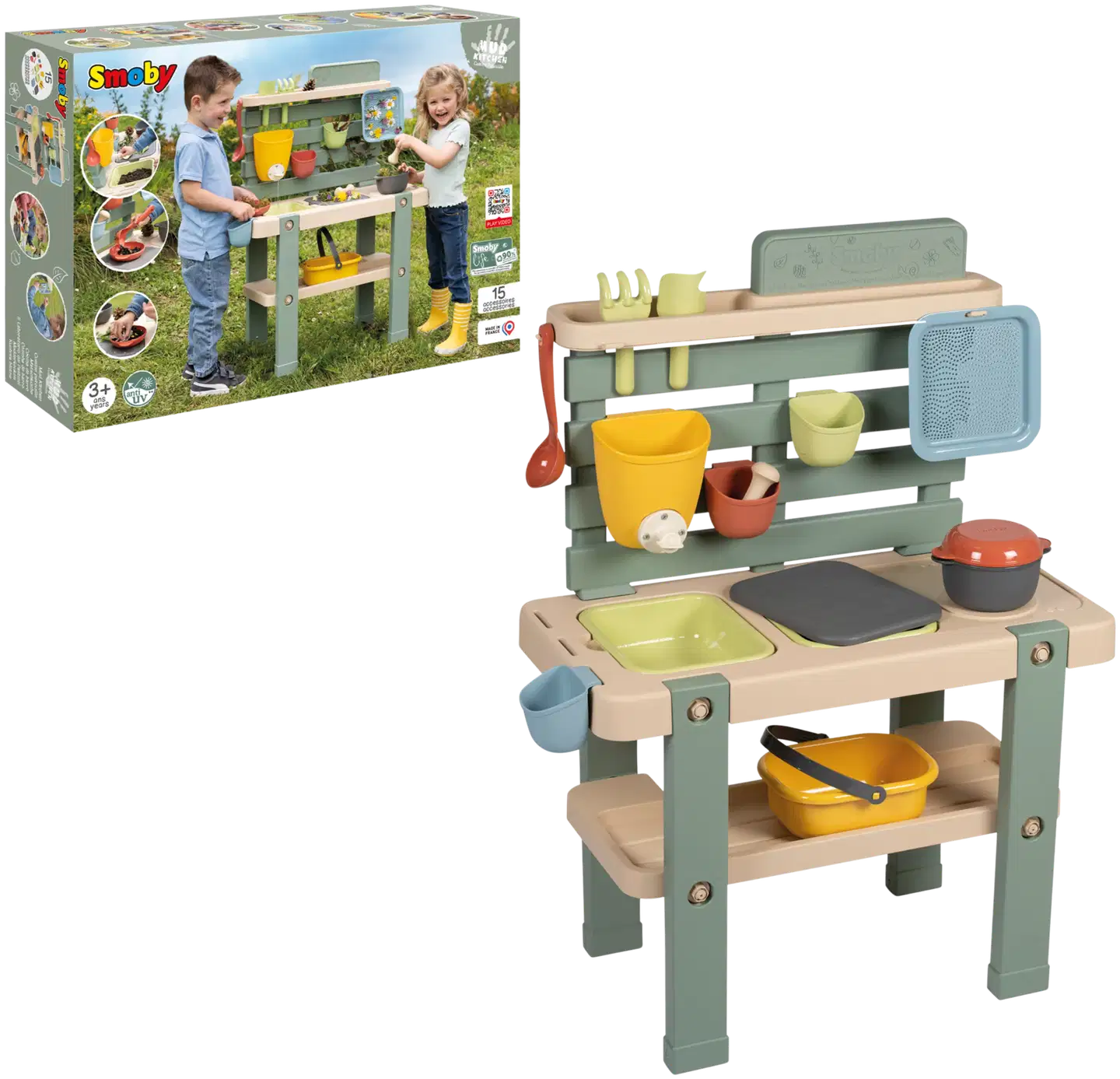 Smoby Life Mud Kitchen, mutaleikkikeittiö - 1