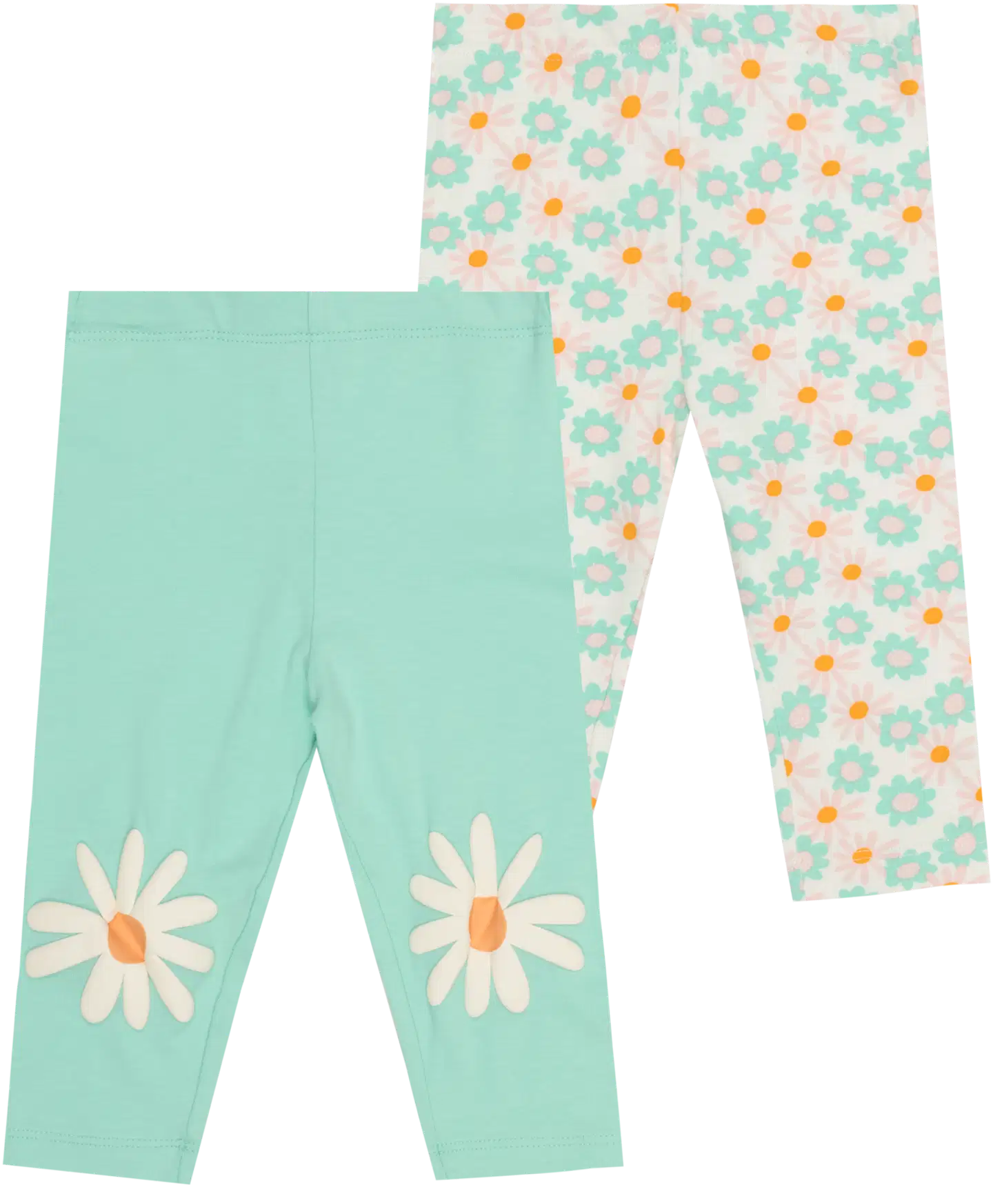 Ciraf vauvojen leggingsit Kukkaset 250B260457 2-pack - Multicolor - 1