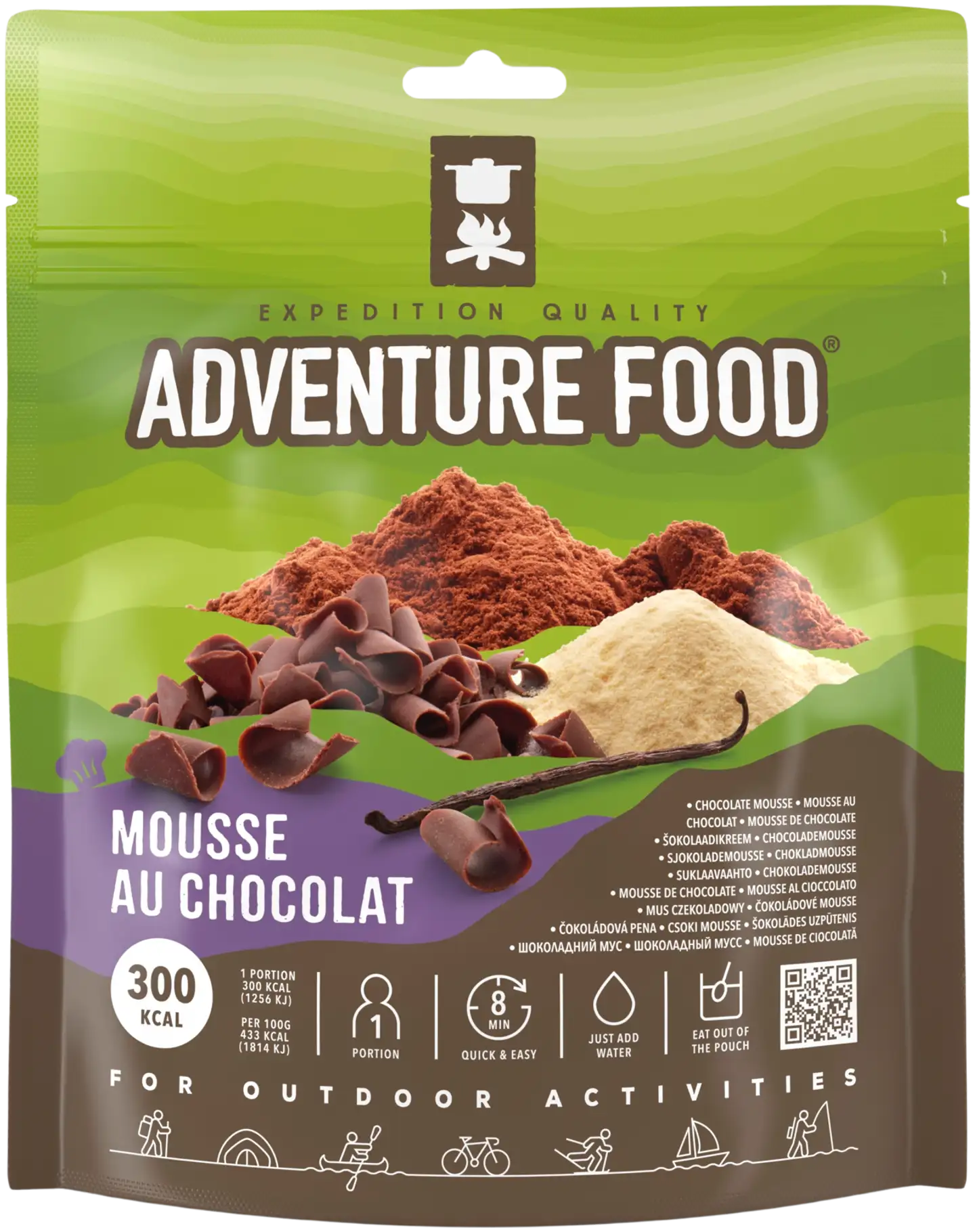 Adventure Food suklaamousse, 300 kcal - 1