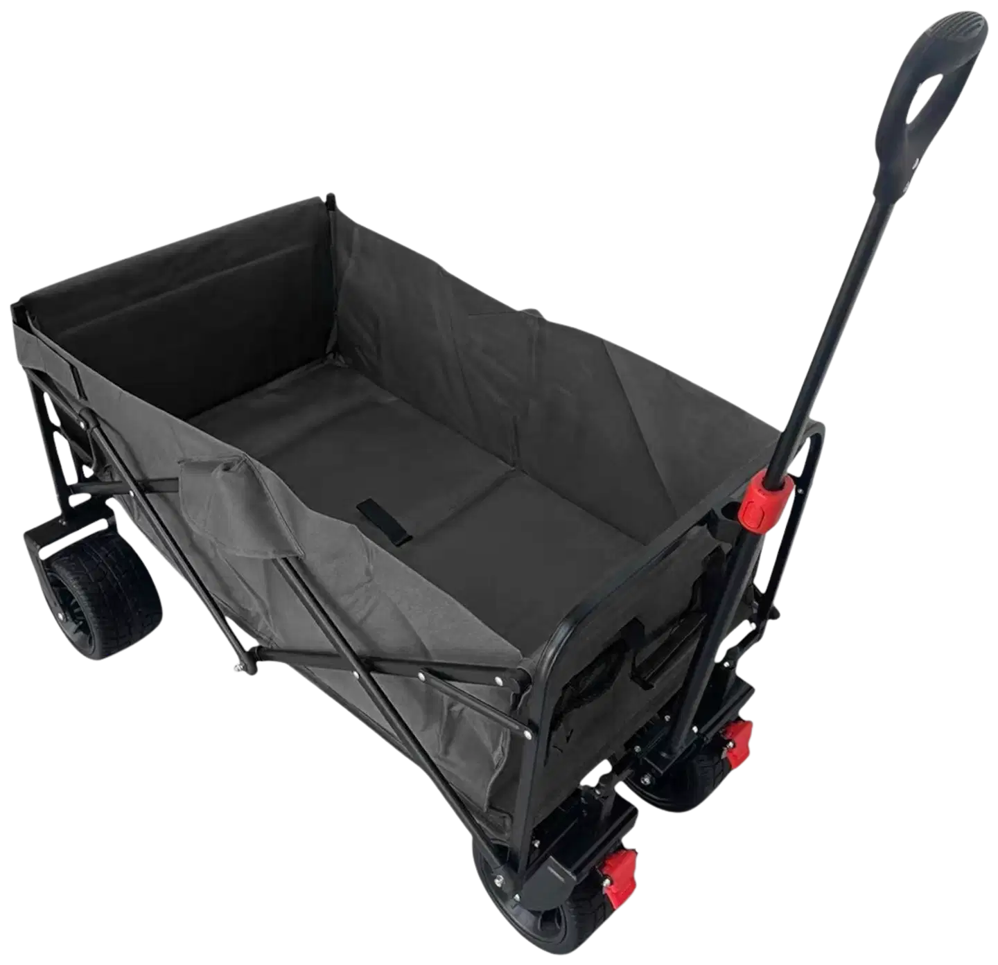 Fornorth puutarhakärry 115x61x105cm 100kg, musta - 9