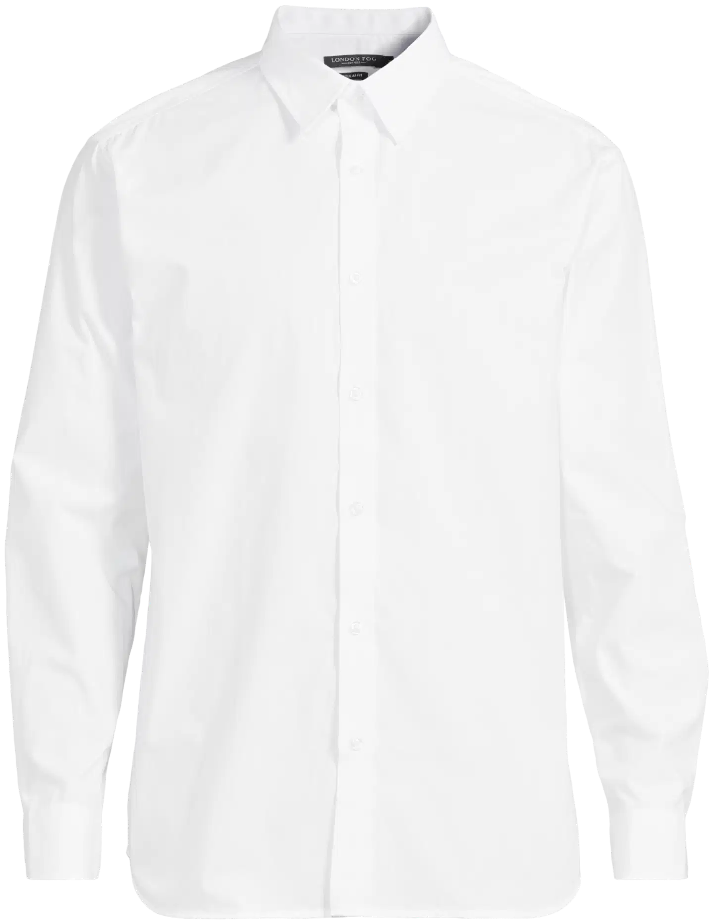 London Fog miesten kauluspaita 1940LF11, kapea mitoitus - White - 1