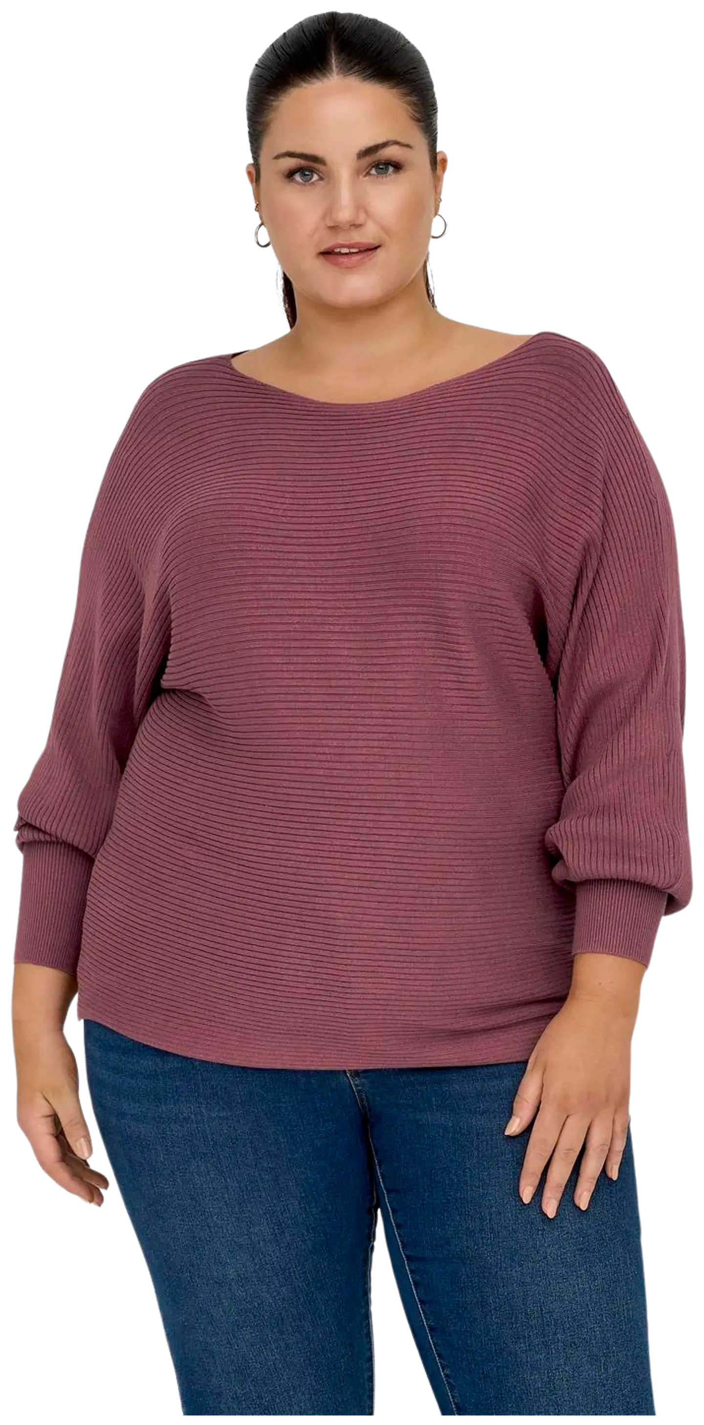 Only Carmakoma naisten neule Carnew Adaline - Rose Brown - 5