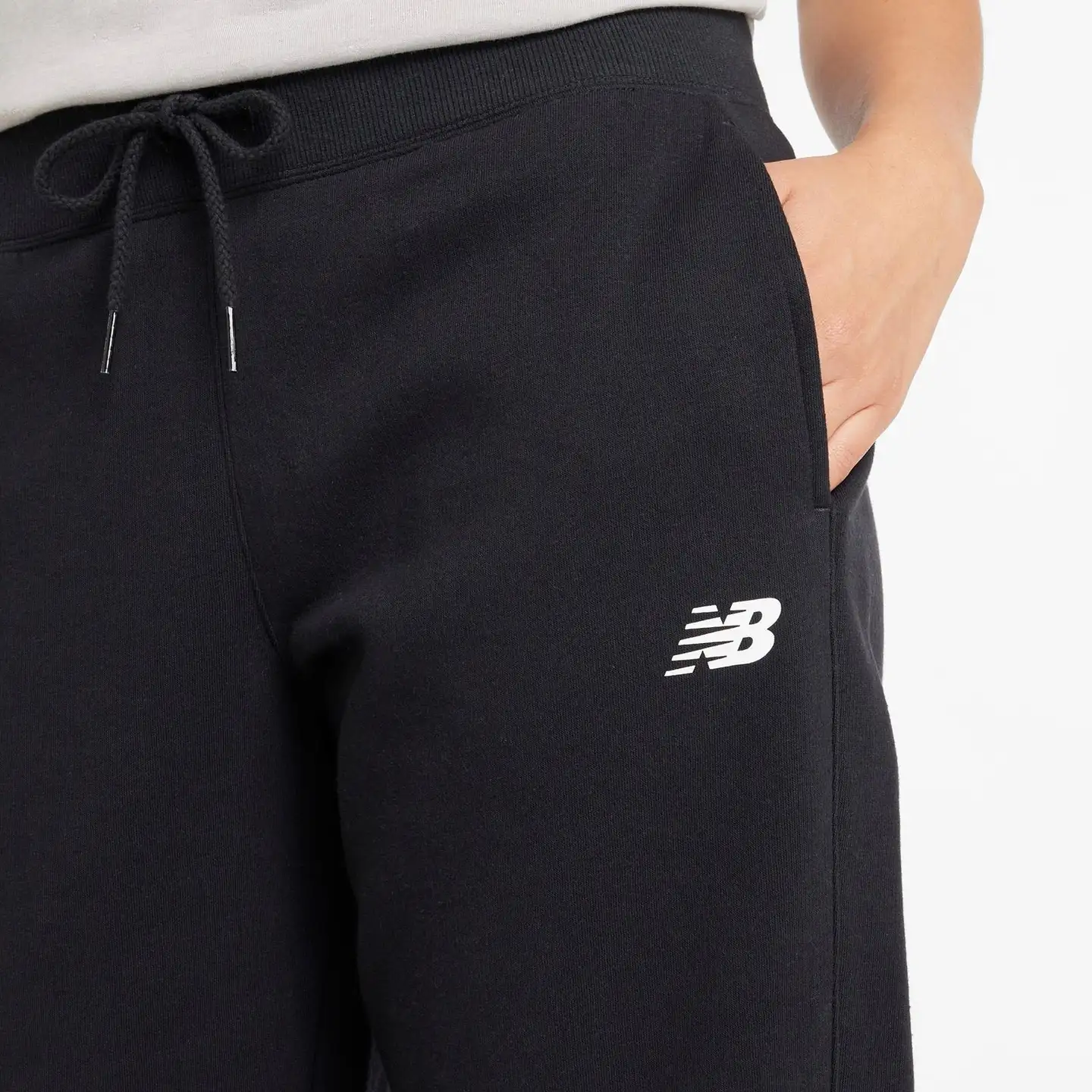 New Balance naisten Sport Fleece college-housut - BLACK - 5