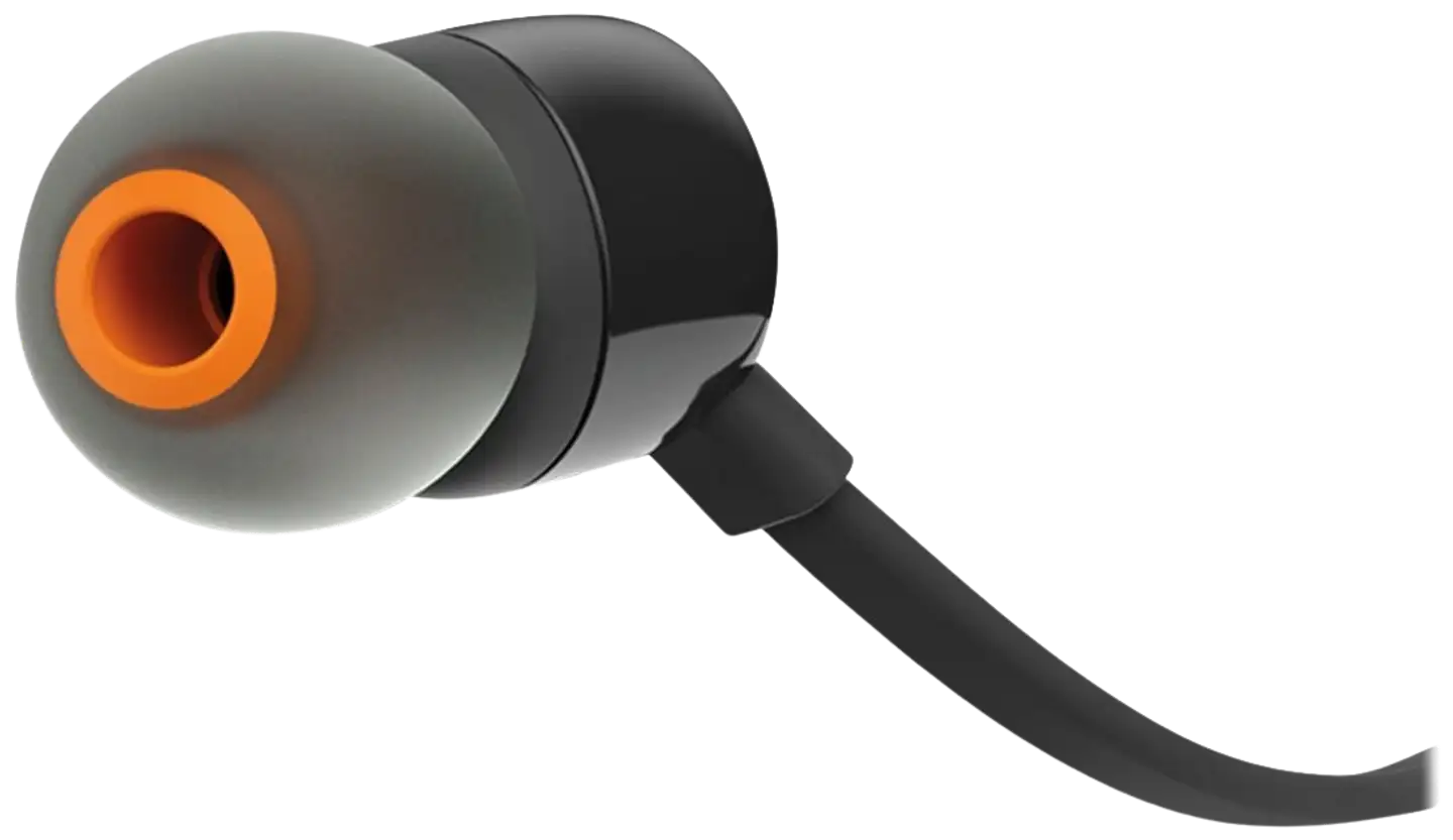 JBL nappikuulokkeet mikrofonilla T110 musta - 4