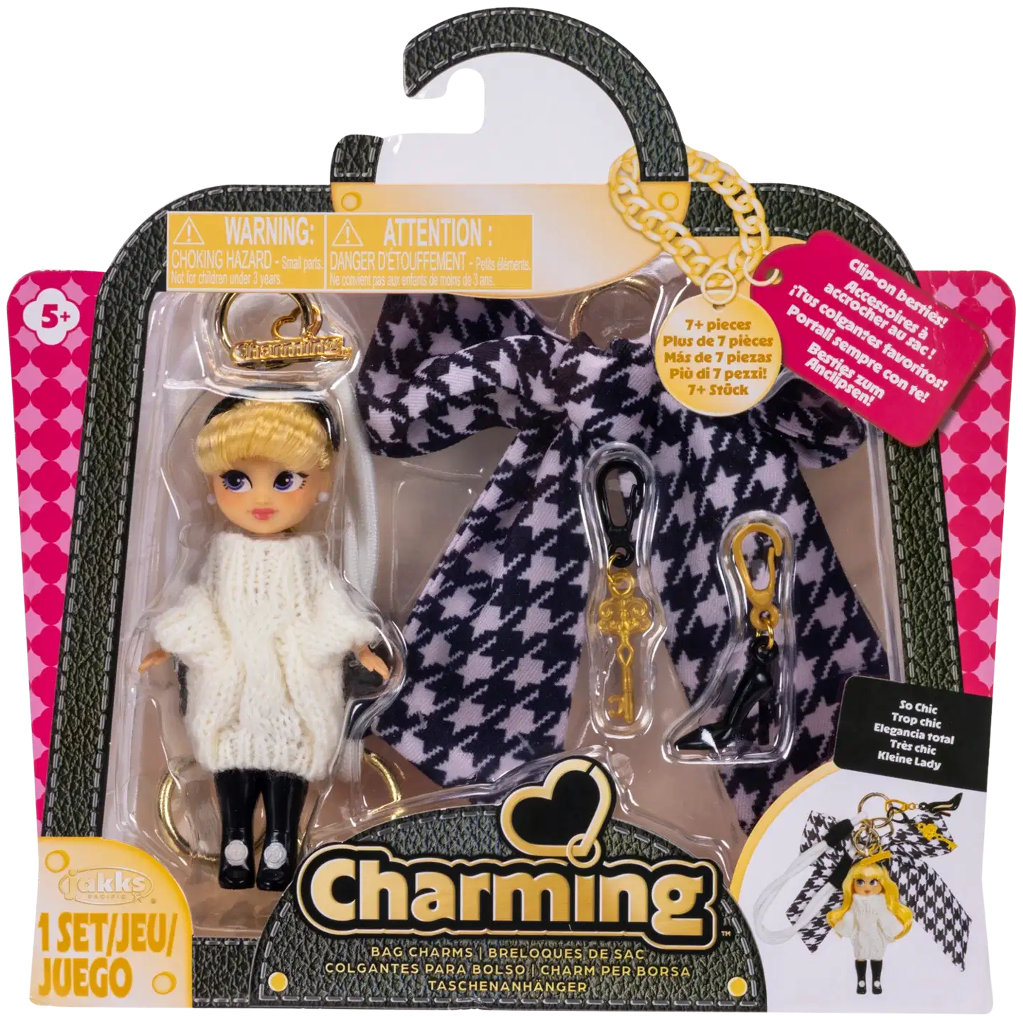 Charming laukkukoristeet, erilaisia - 8