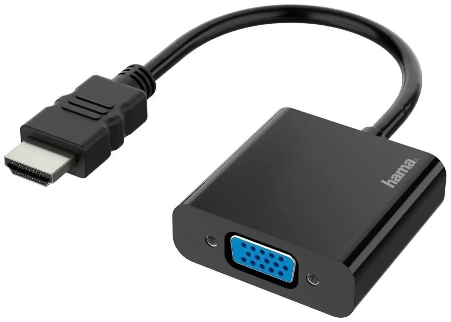 Hama Videoadapteri, HDMI™ uros - VGA naaras / Audio naaras, Full HD 1080p, 0,15 m - 1