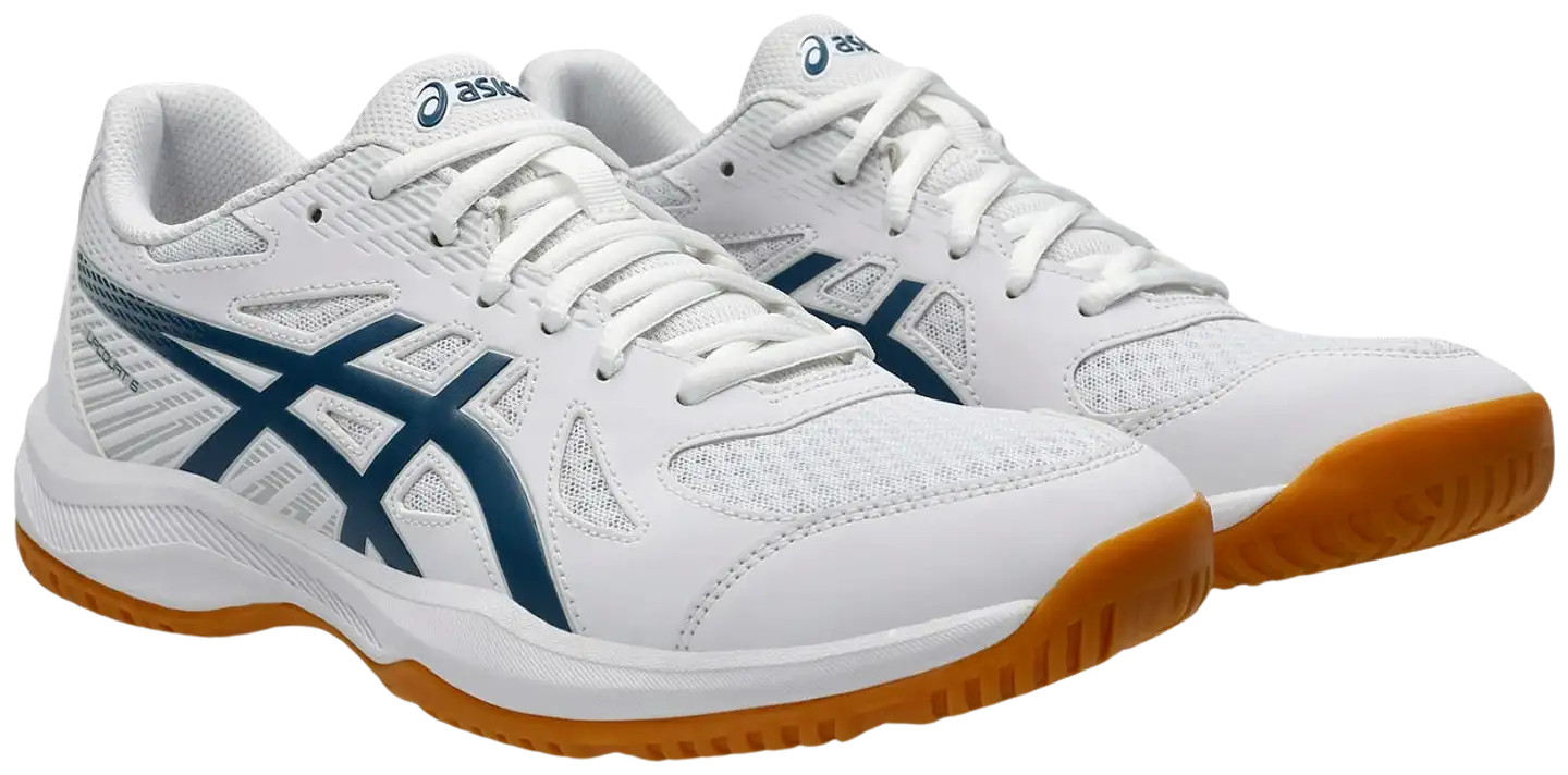 Miesten sisäpelikengät Asics Upcourt 6 - WHITE/VINTAGE INDIGO - 3