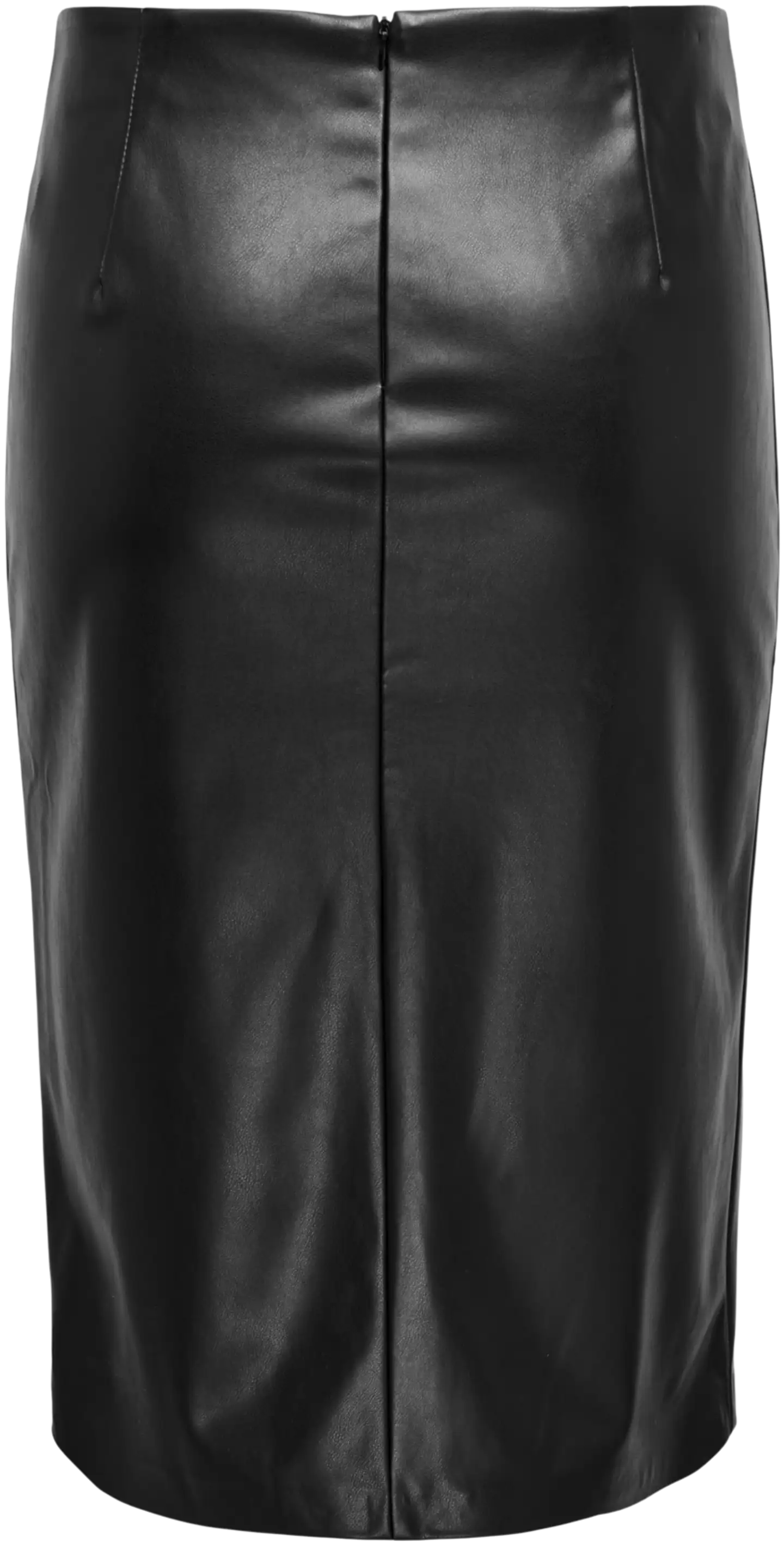 ONLY CARMAKOMA naisten tekonahkahame Carheidi - BLACK - 2