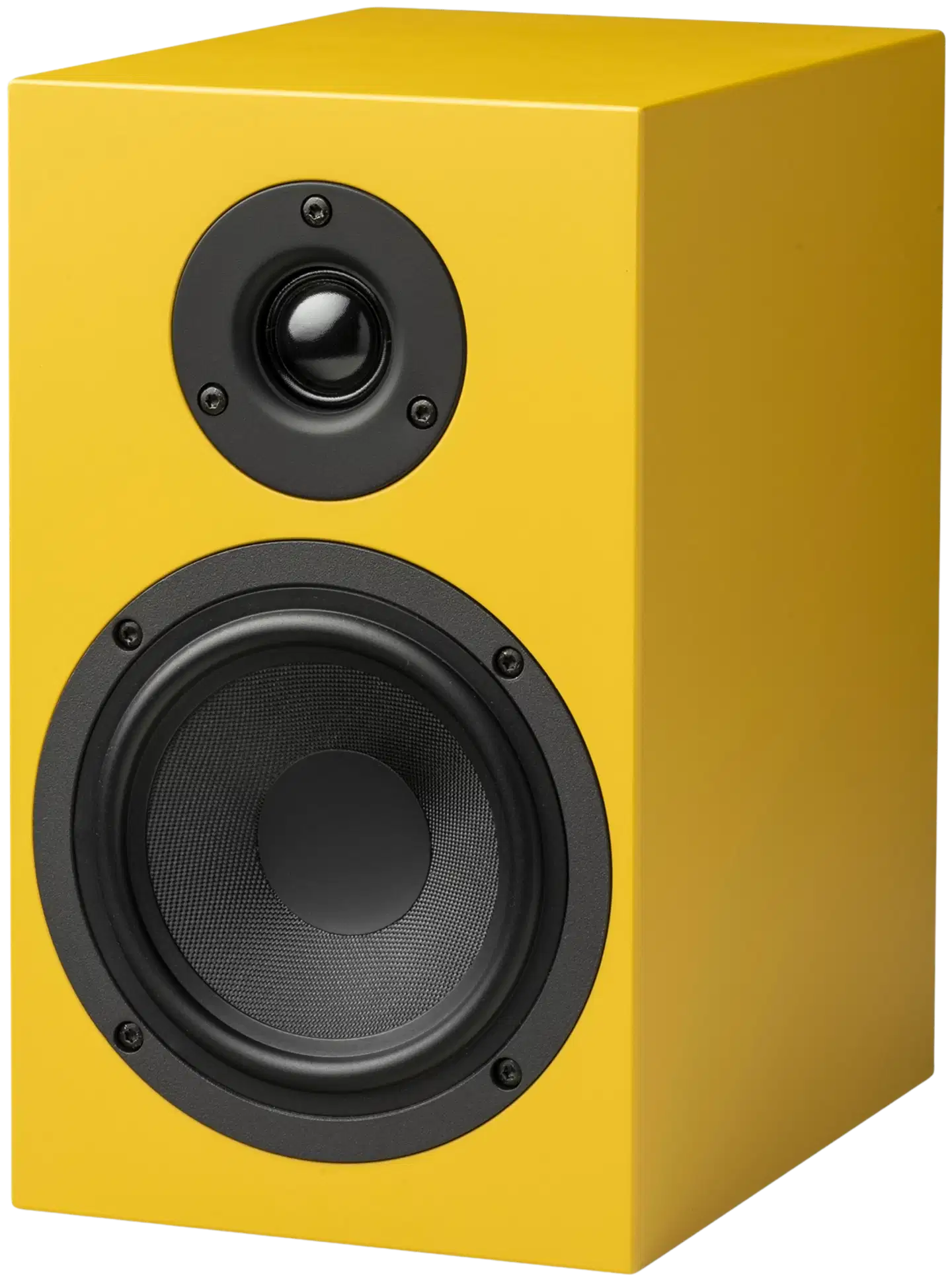 Pro-Ject Jalusta/Hyllykaiuttimet Speaker Box 5 S2 pähkinä - keltainen satiini - 1