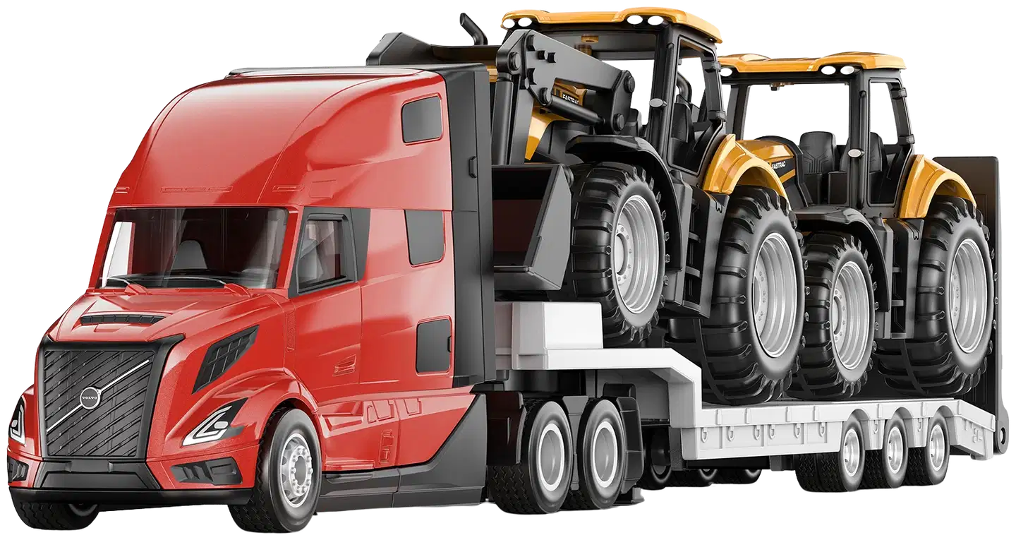 Siku Volvo 860 ja JCB Traktorit