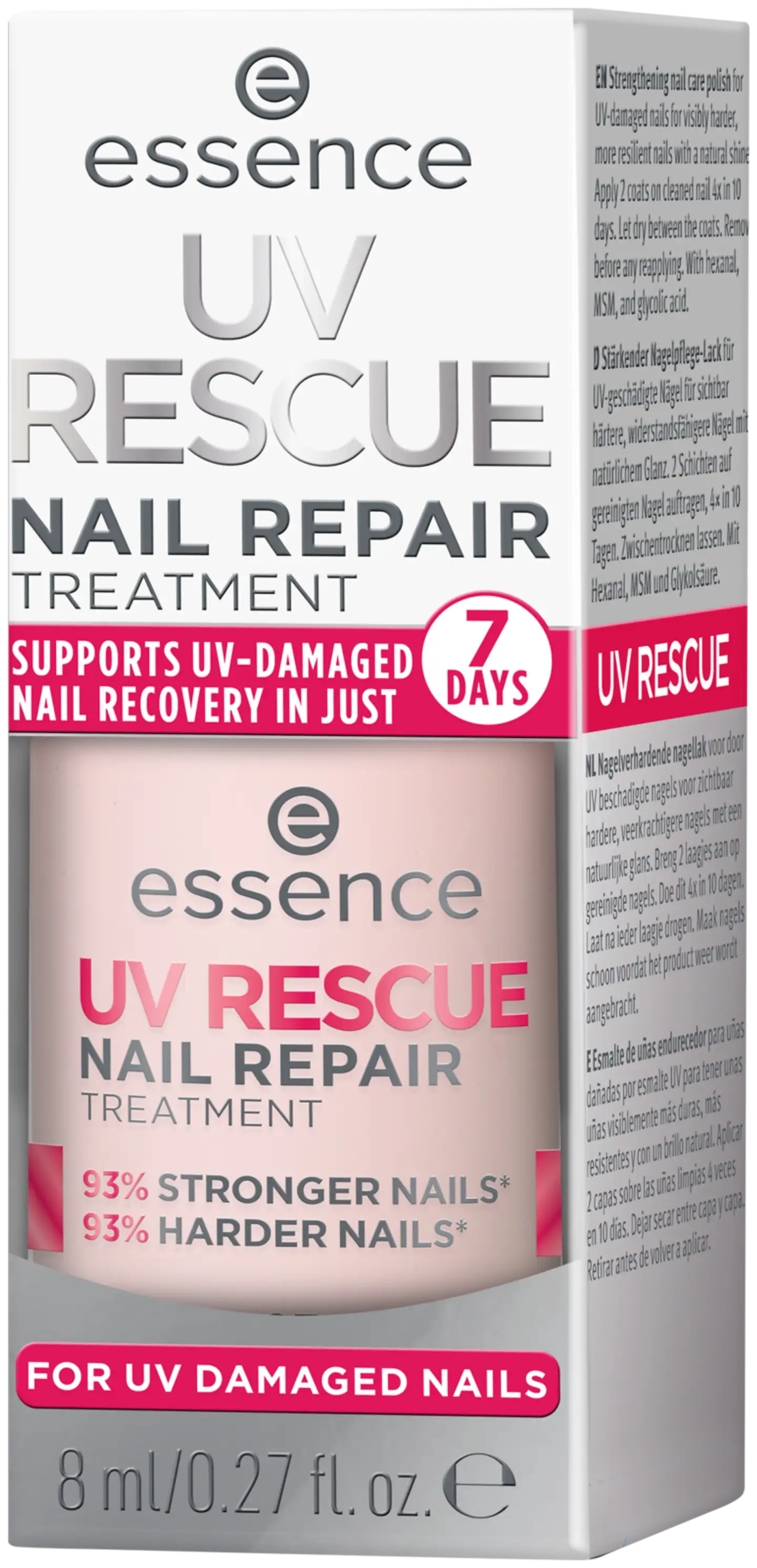 essence UV RESCUE nail repair treatment 01 8 ml - 3