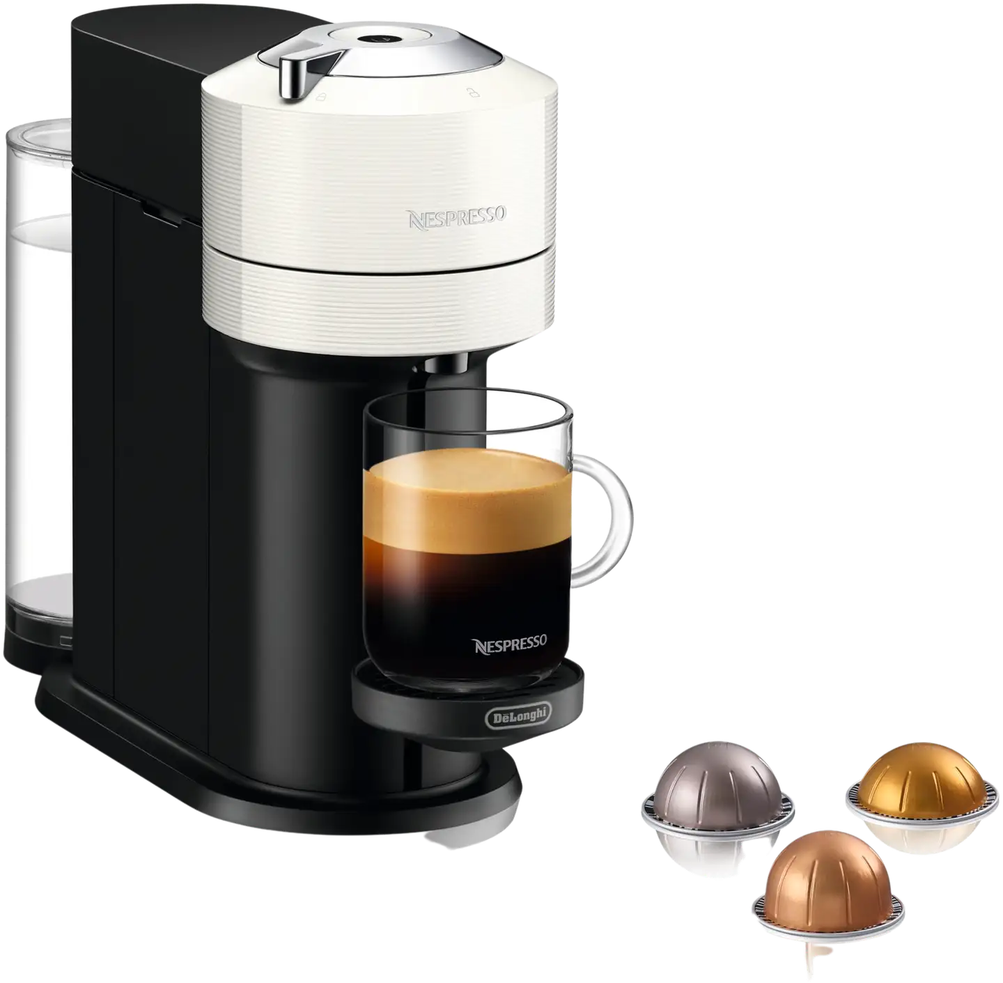 Nespresso Vertuo Next kapselikeitin, valkoinen, De'Longhi - 1