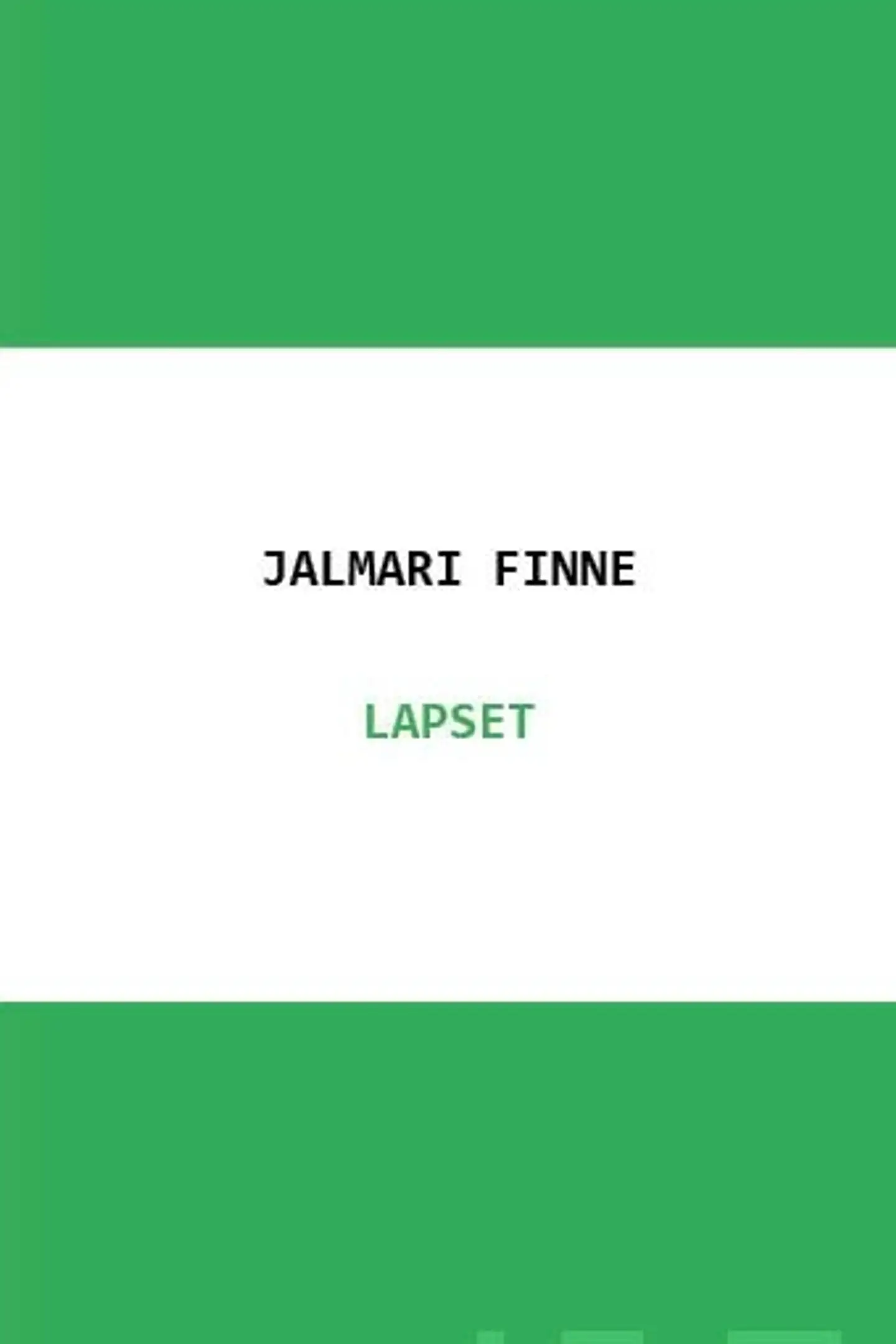 Finne, Lapset