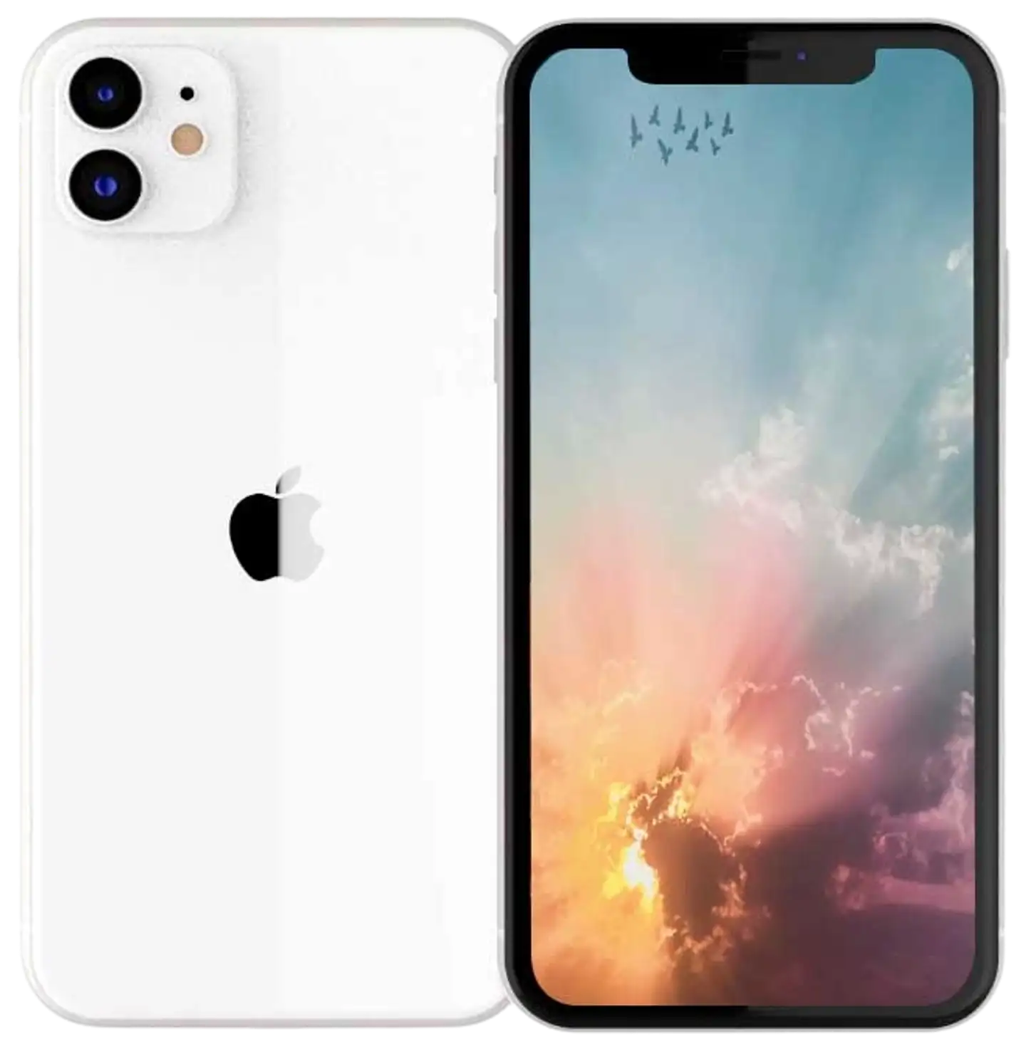 Apple iPhone 11 128GB älypuhelin White, tehdashuollettu, käytetty puhelin